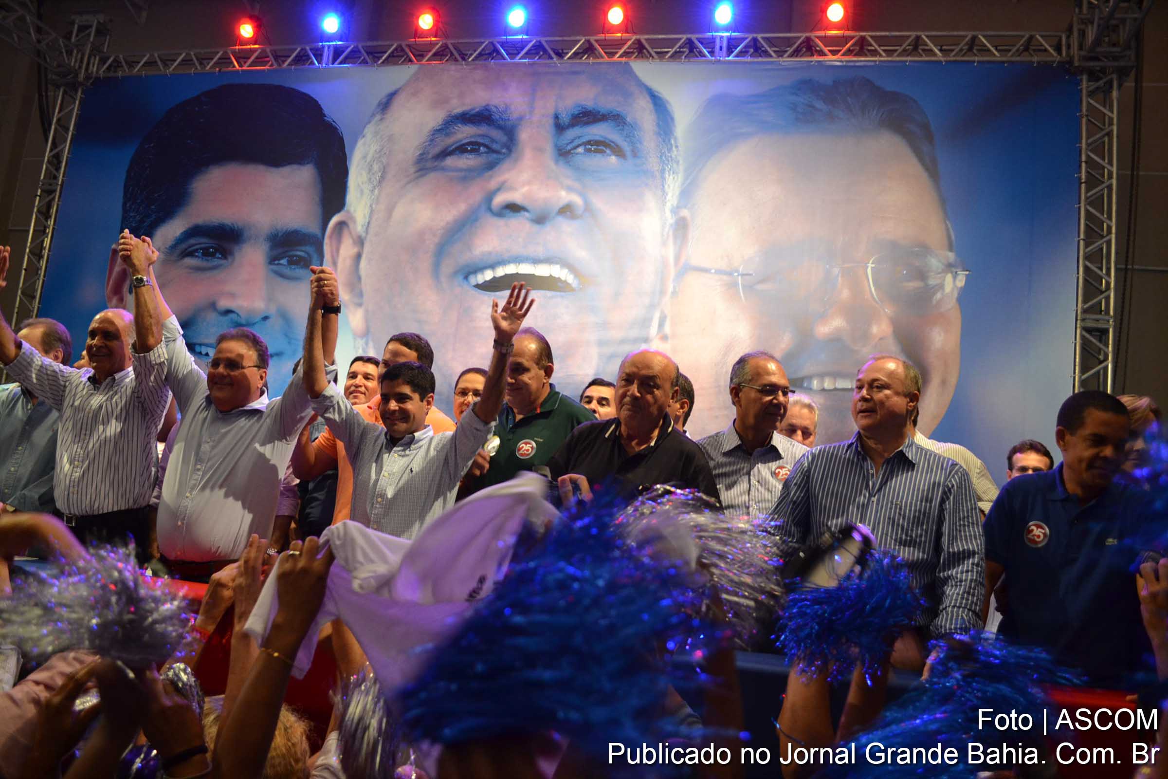 Convenção estadual que homologou as candidaturas de Paulo Souto e Geddel Vieira Lima.