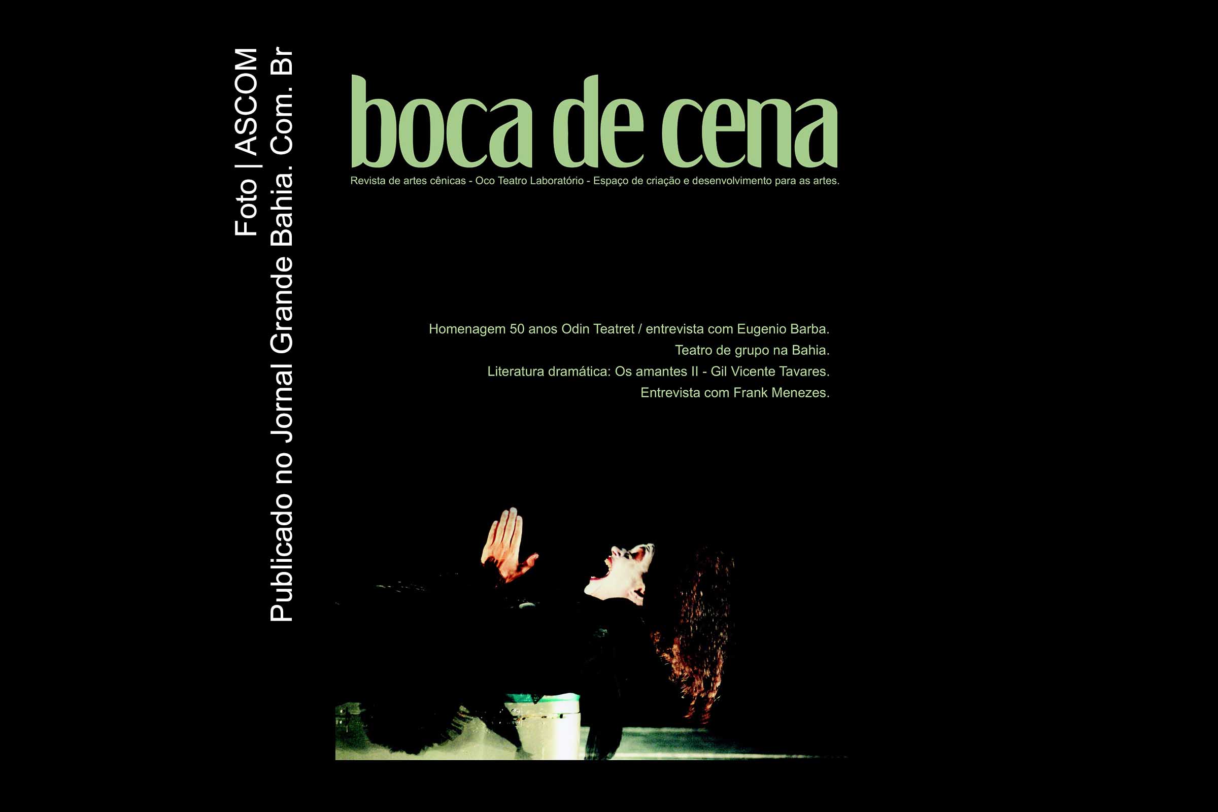 Revista Boca de Cena, edição de Junho 2014.