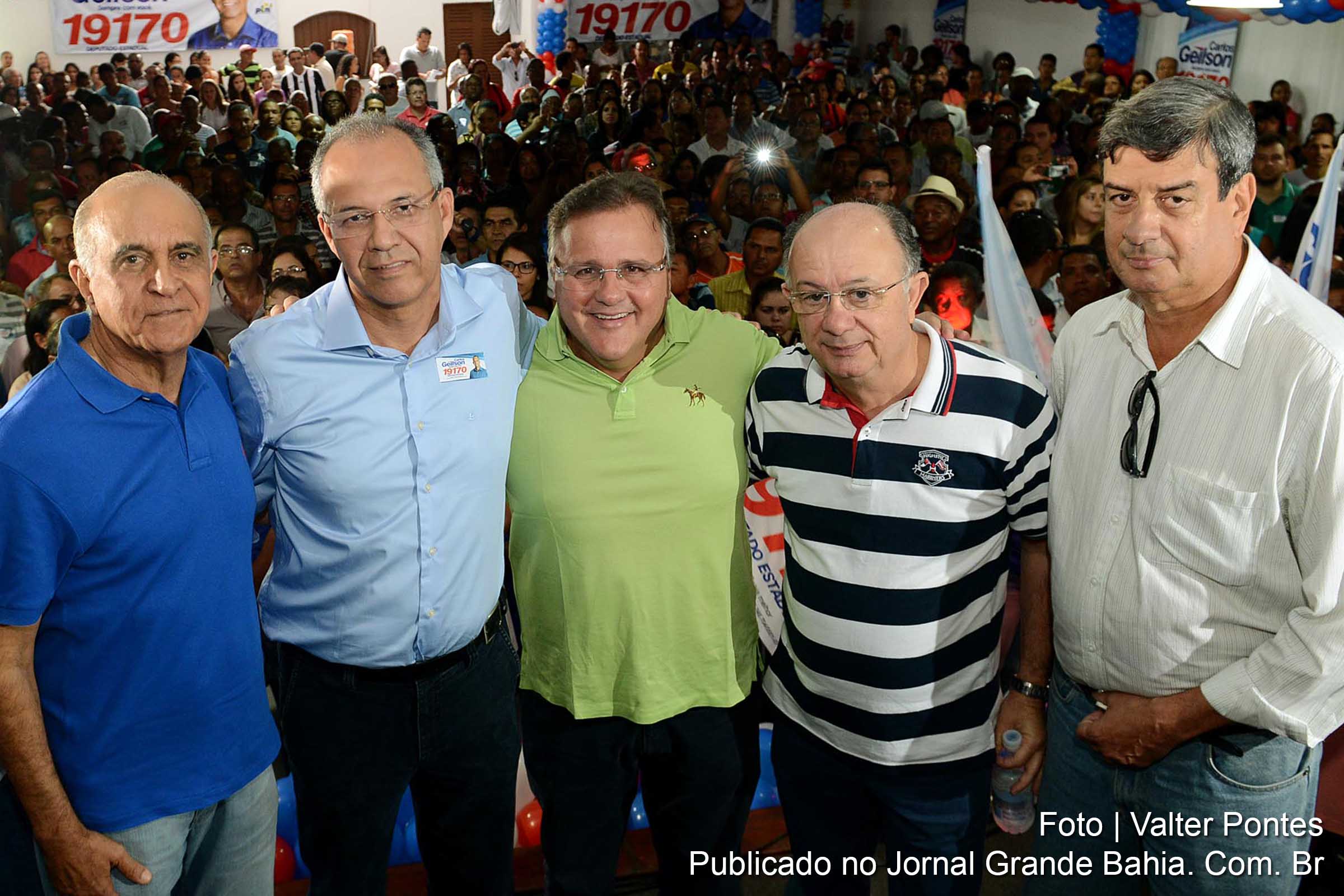 Paulo Souto, Carlos Geilson, Geddel, José Ronaldo e Colbert Martins.