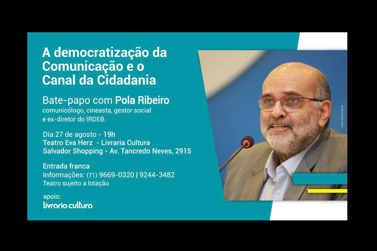 Pola Ribeiro fala sobre Democratização da Comunicação.