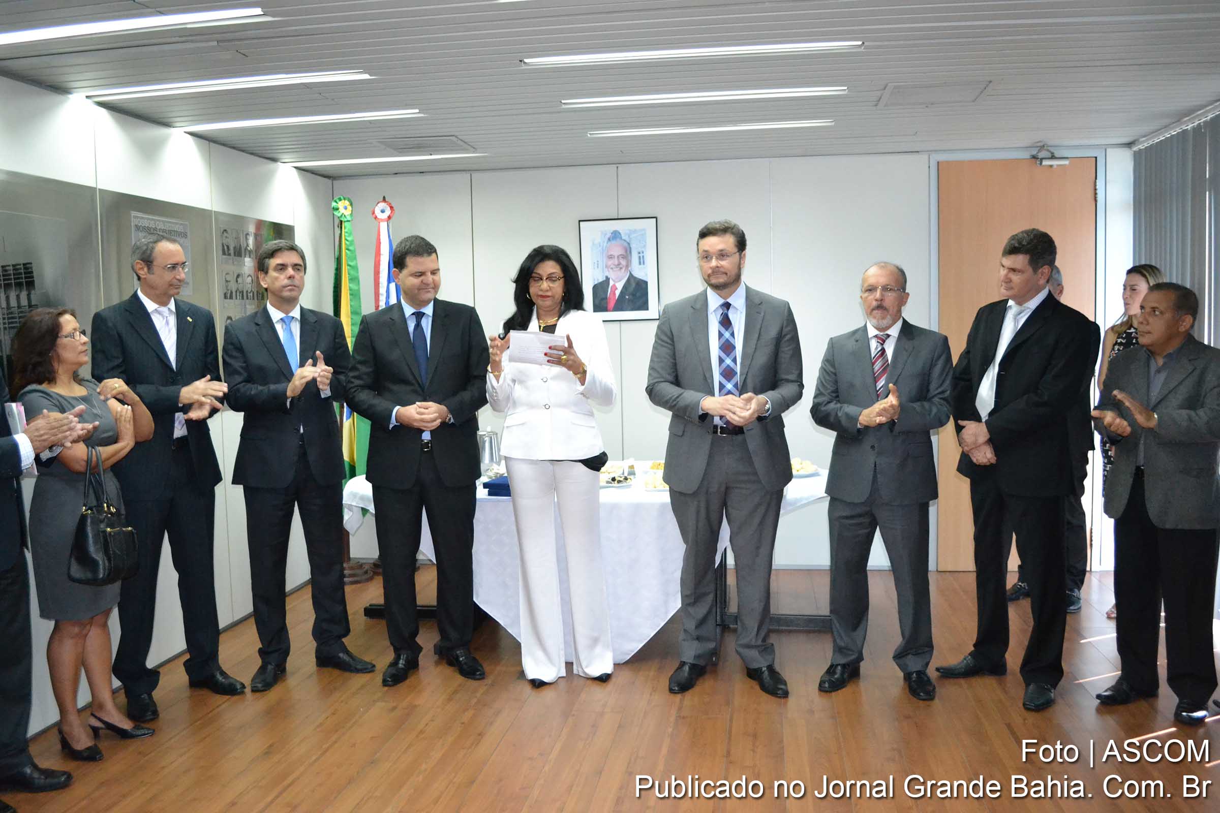 Secretário da Fazenda, Manoel Vitório, durante reunião com auditores fiscais.