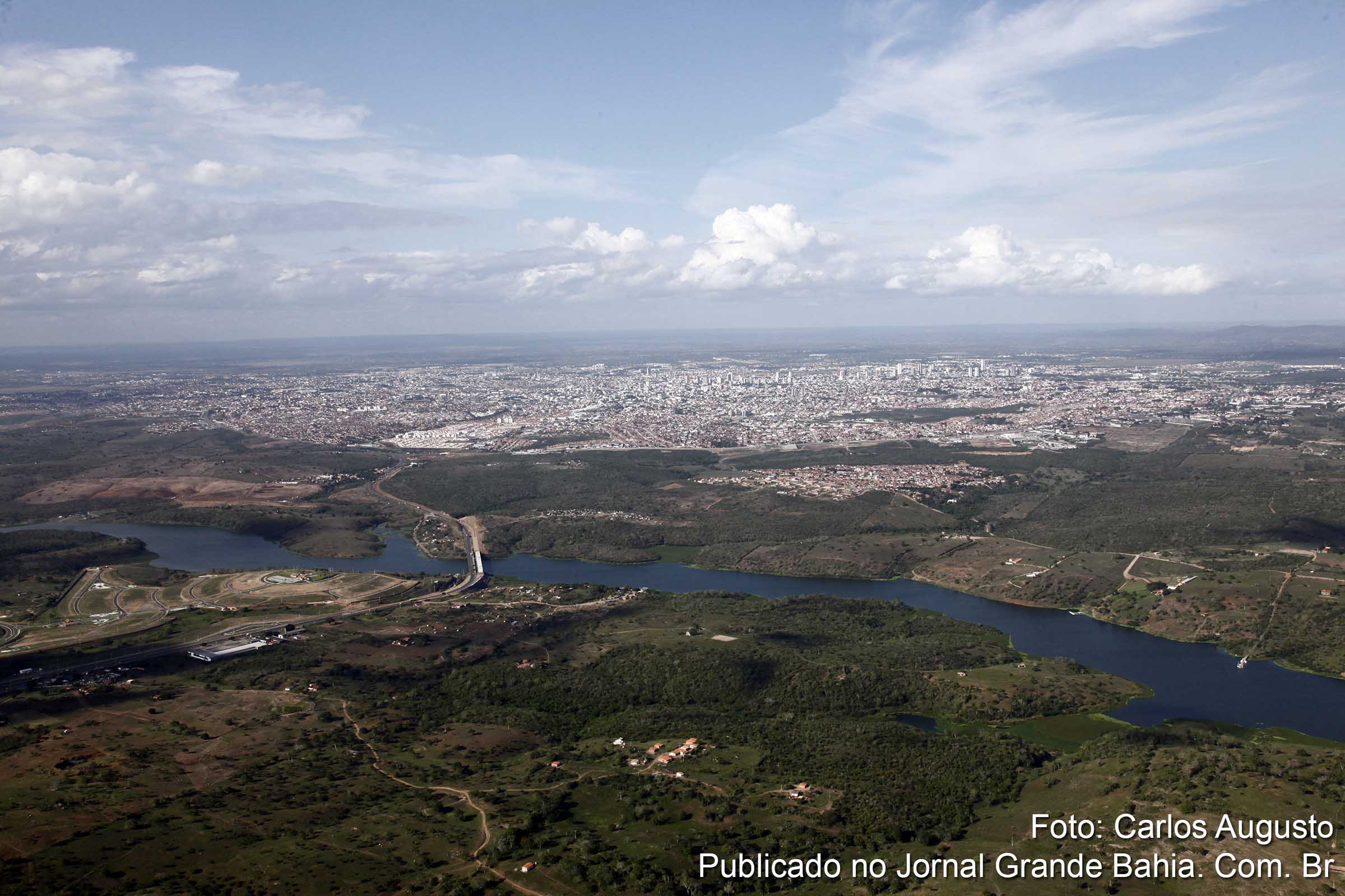 Vista aérea de Feira de Santana. (Foto: Carlos Augusto | Jornal Grande Bahia)