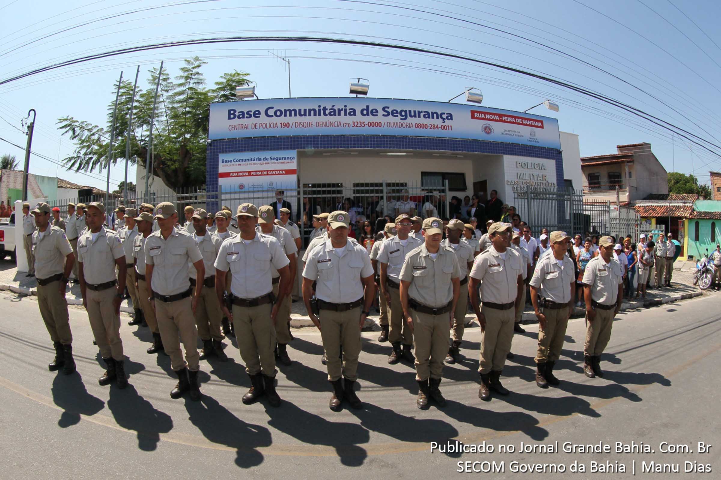 Base Comunitária de Segurança do Bairro Rua Nova em Feira de Santana.