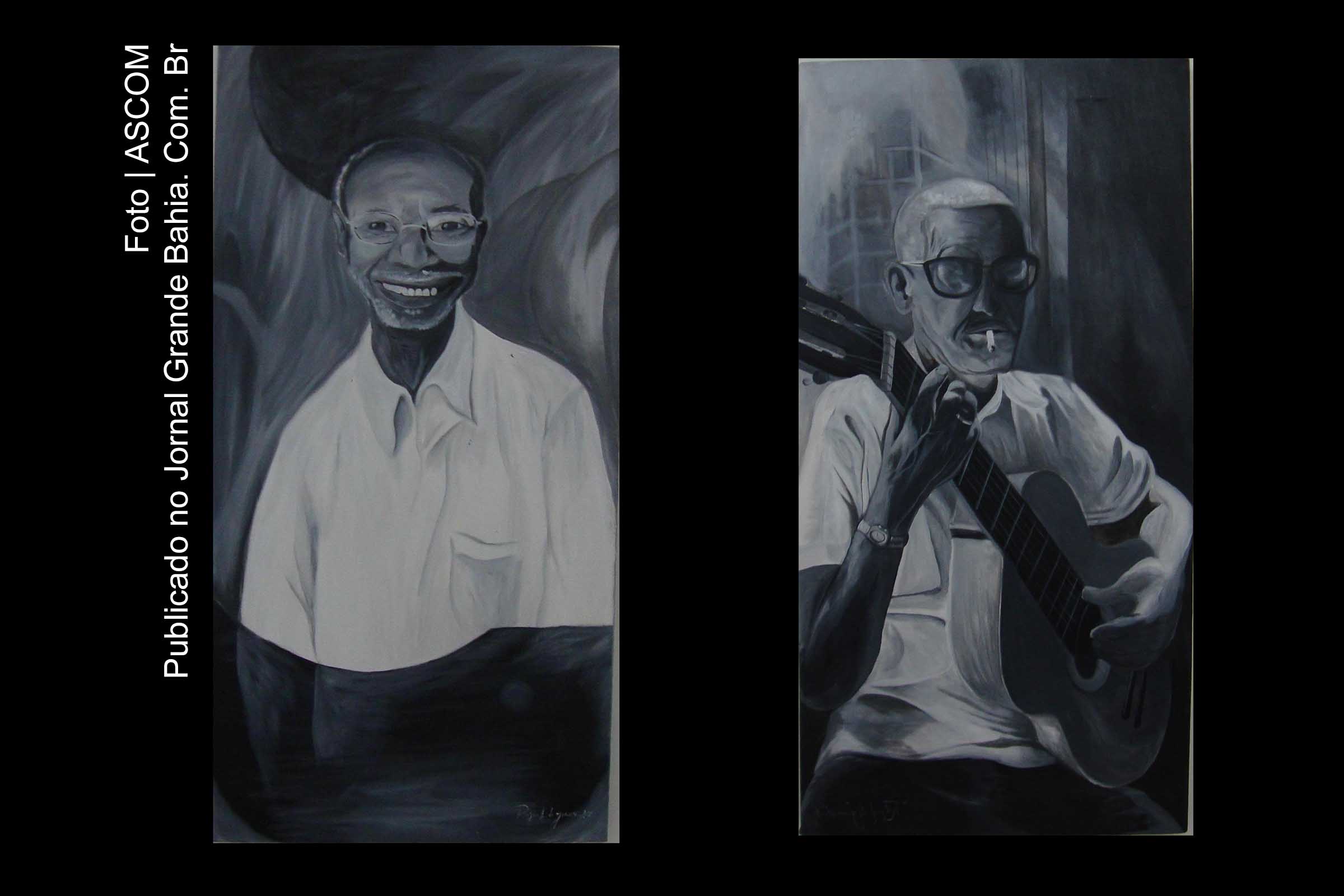 Obras de Rafael de Jesus com o tema Heróis Negros da Etnia Brasileira.