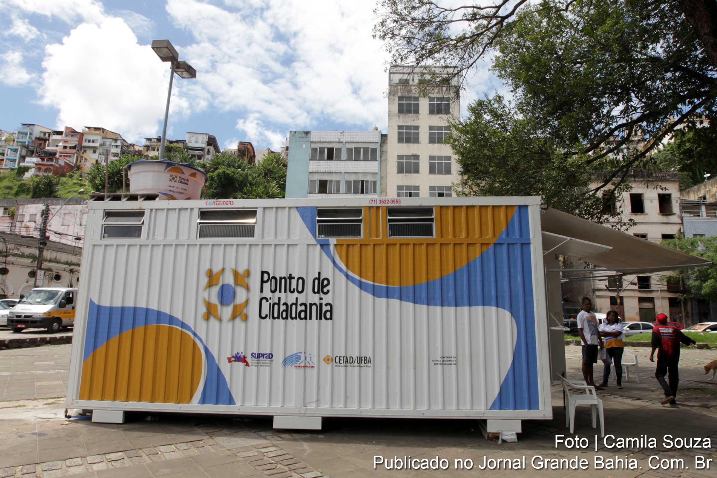 Ponto de Cidadania no Comércio, em Salvador.
