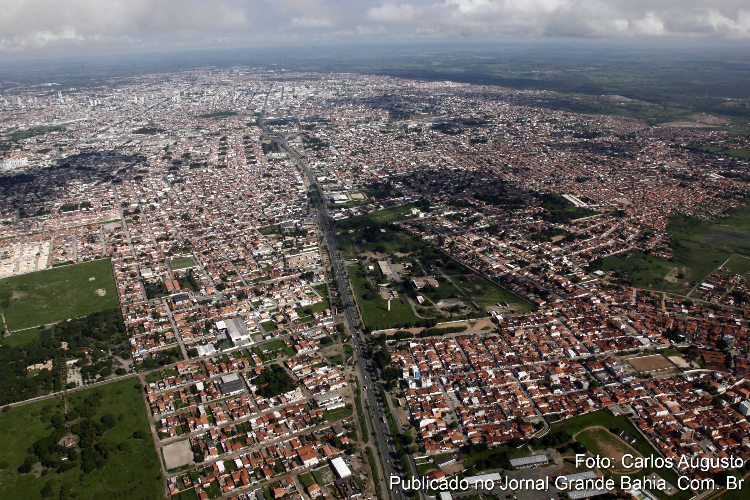 Vista aérea de Feira de Santana.