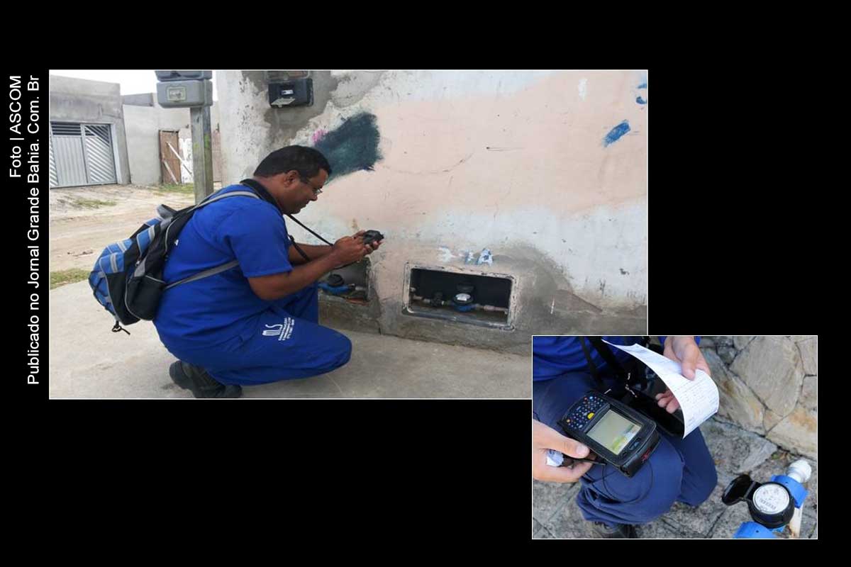 Contas em Feira de Santana serão emitidas no mesmo momento da leitura do consumo.