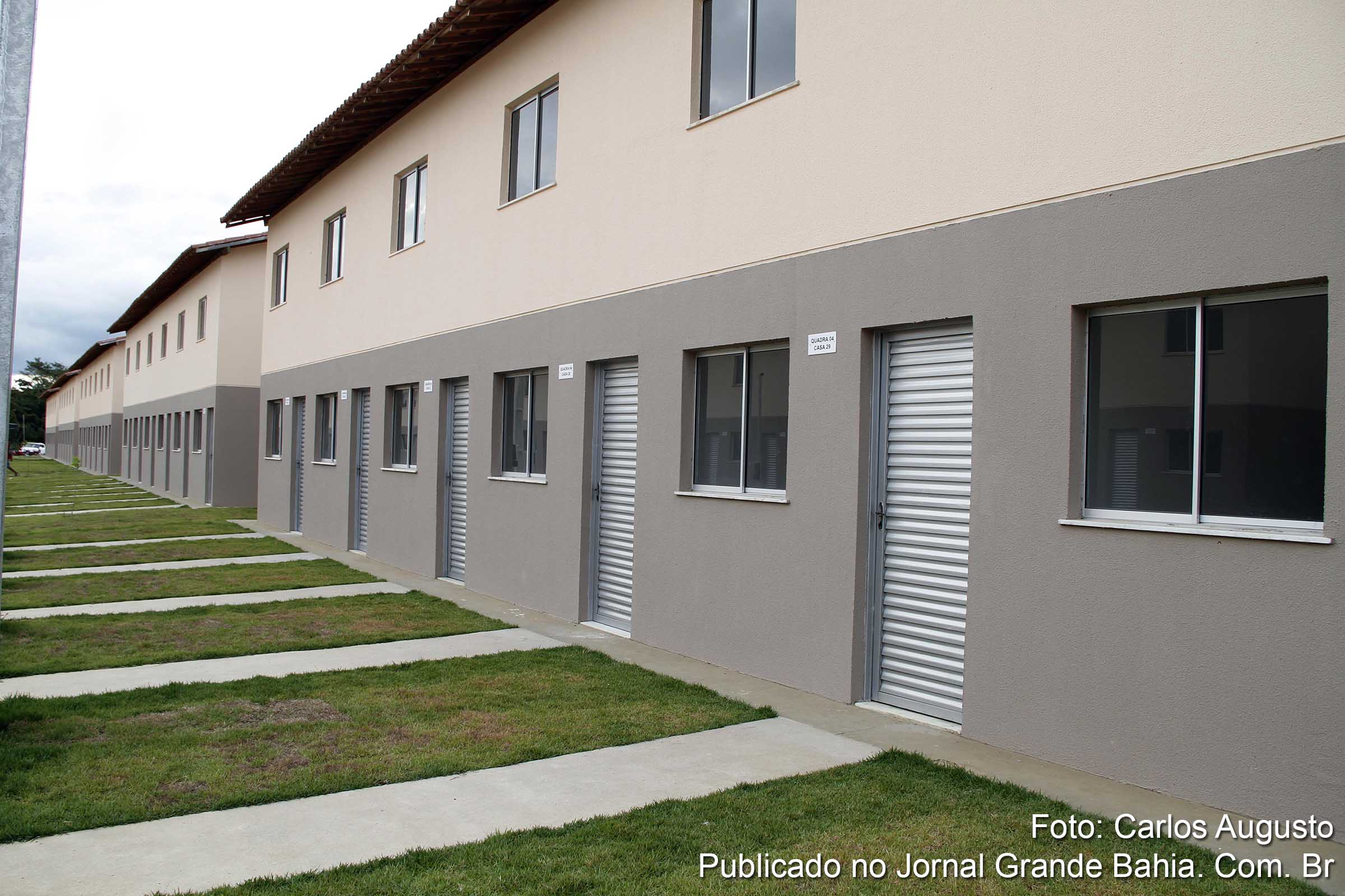 Residencial SAJ III, em Santo Antônio de Jesus. Empreendimento executado pela construtora FCK.