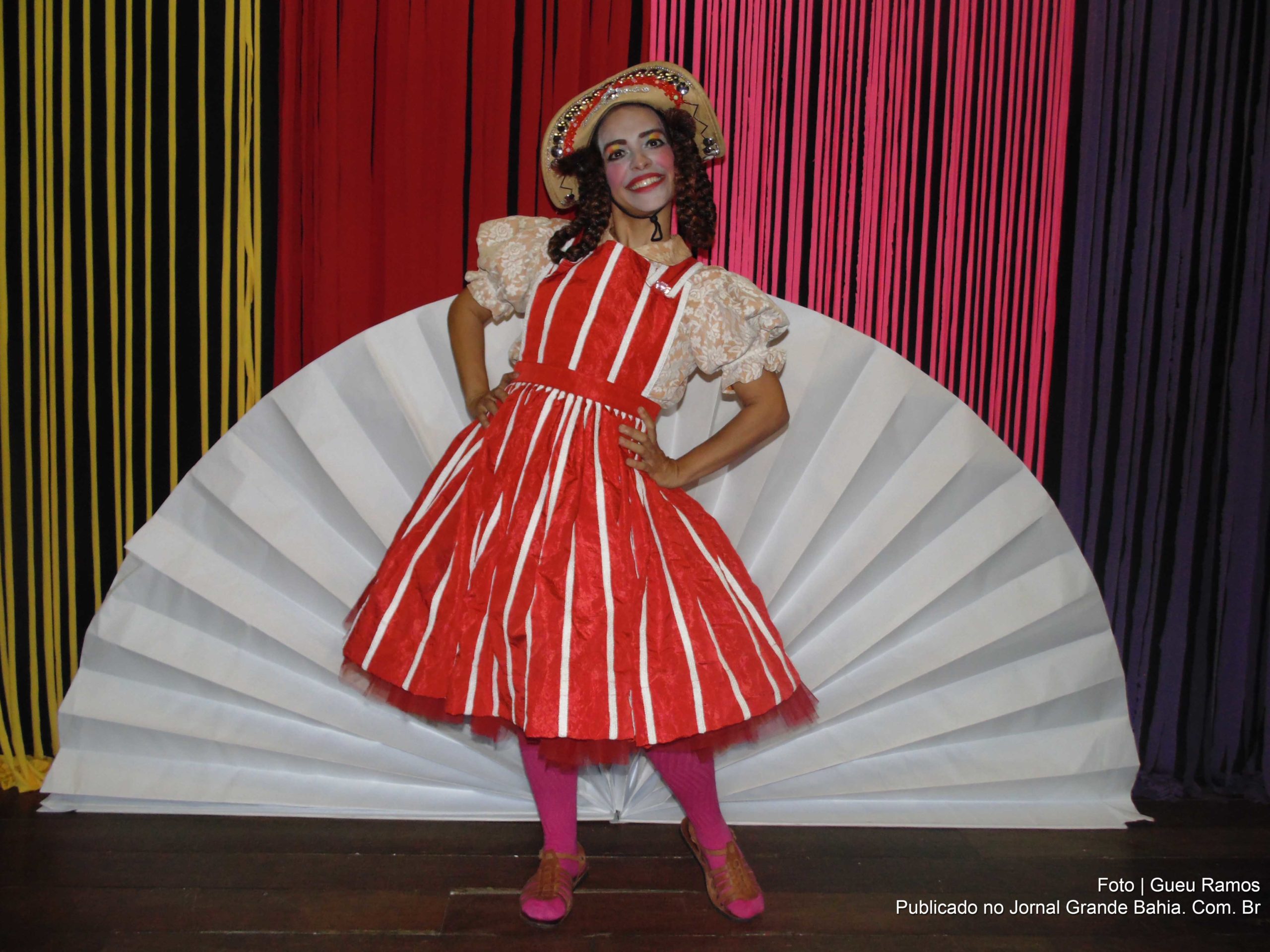 Atriz Karina de Faria interpreta personagem Maria Bonitinha.