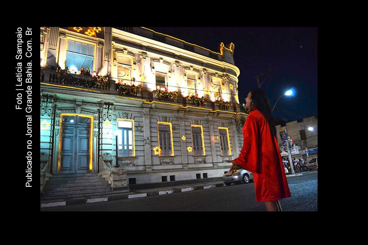 Decoração natalina da PMFS para o natal de 2014.