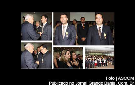 A honraria foi entregue pela SSP- BA a autoridades que contribuem de forma relevante para a segurança pública na Bahia.