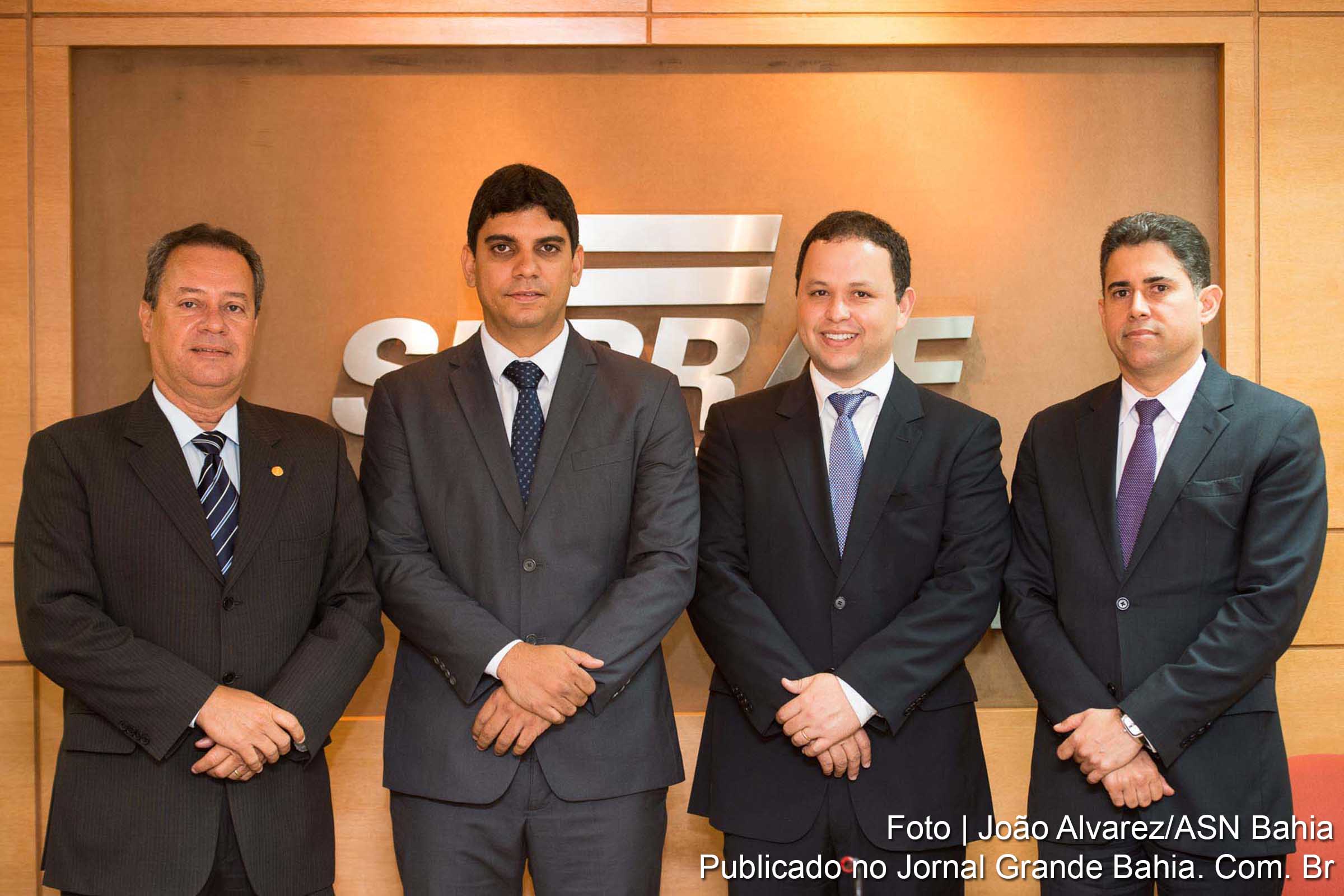 Antônio Ricardo Alvarez Alban, Adhvan Furtado, Franklin Santos e Lauro Ramos assumem direção do Sebrae Bahia.