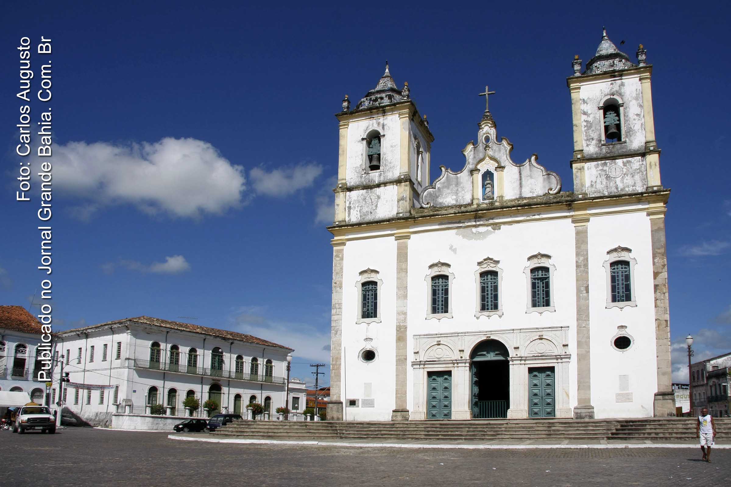 Igreja Matriz de Santo Amaro da Purificação, em Santo Amaro. (Foto: Carlos Augusto | Jorna Grande Bahia)