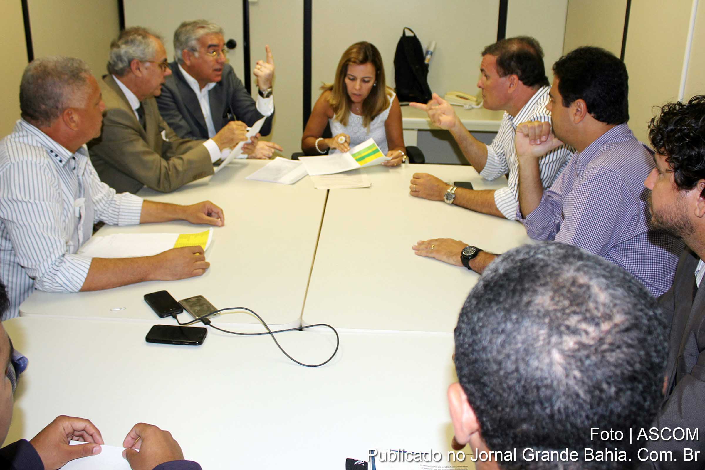 José Cerqueira de Santana Neto (Zé Neto) durante reunião no Ministério Público Estadual da Bahia. “Falta pouco para ajustamento de conduta e retomada de licitação do transporte complementar na Bahia”, afirma Zé Neto.