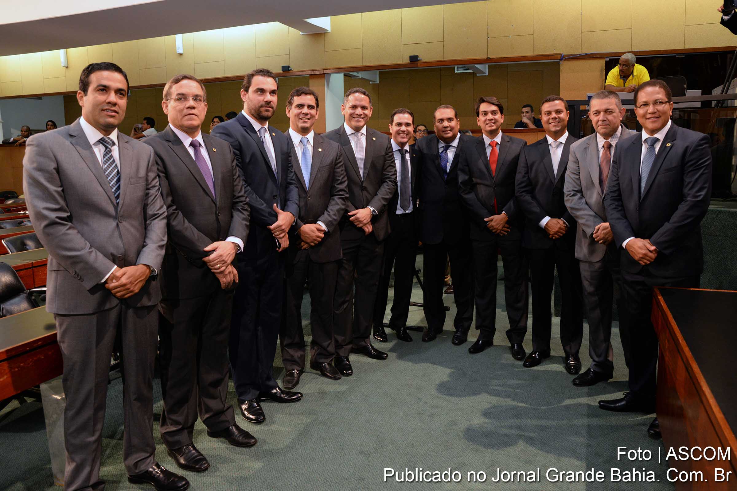 Componentes da bancada de oposição na Assembleia Legislativa da Bahia.