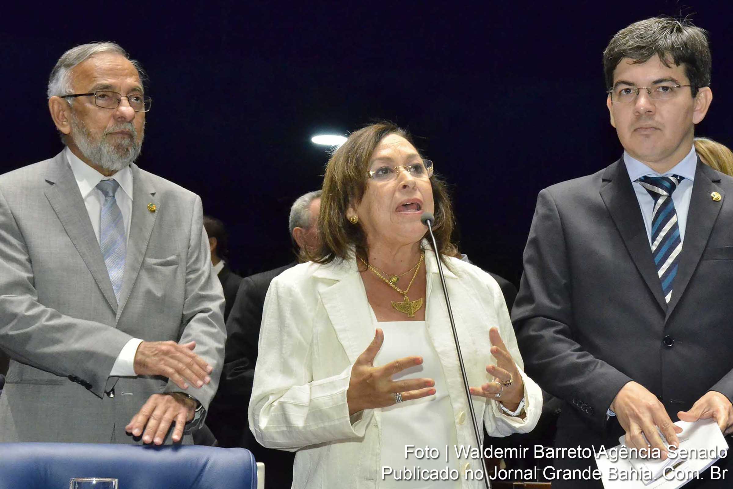 Senadora Lídice da Mata fala em avanços durante processo de eleição da mesa diretiva do Senado.