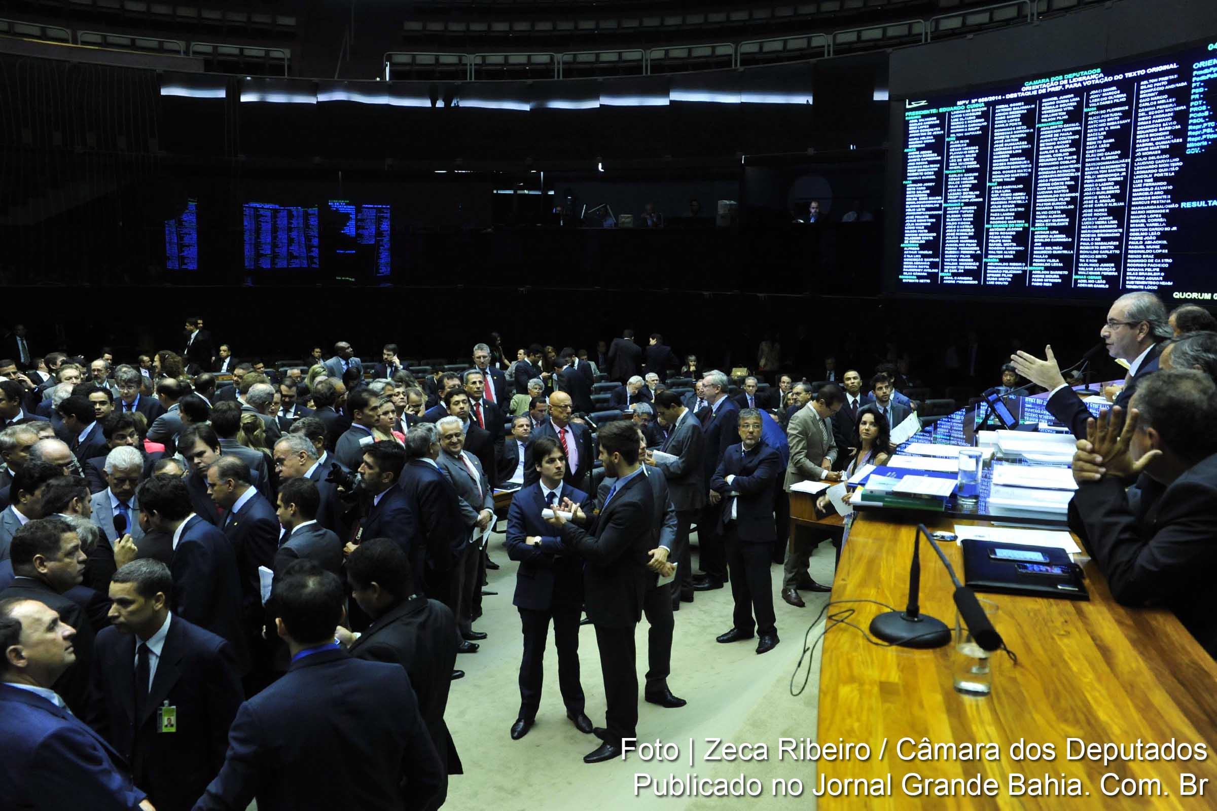 Plenário da Câmara Federal. quatro CPIs foram protocolados na Câmara Federal.