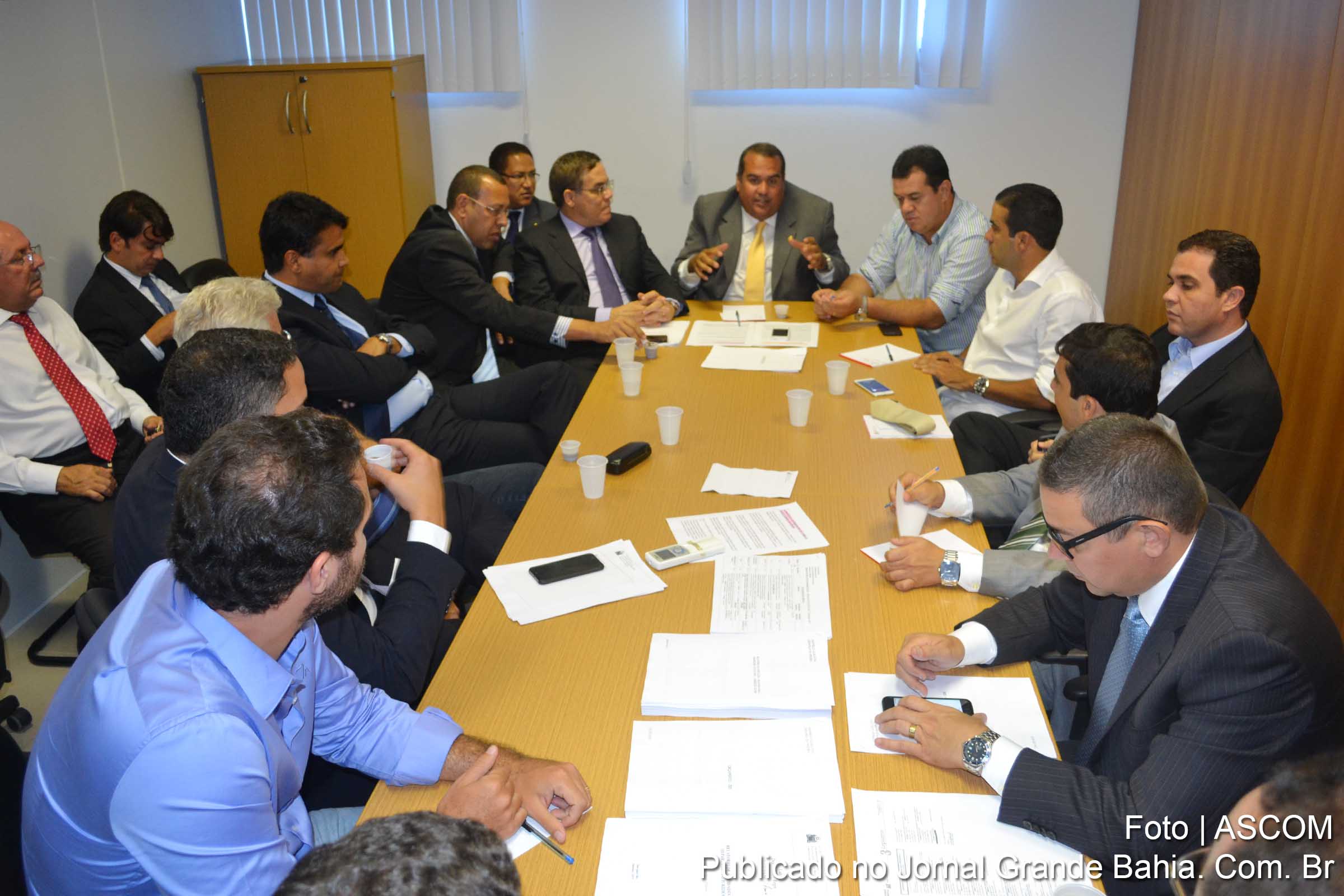 Reunião da Bancada da Oposição na Alba.
