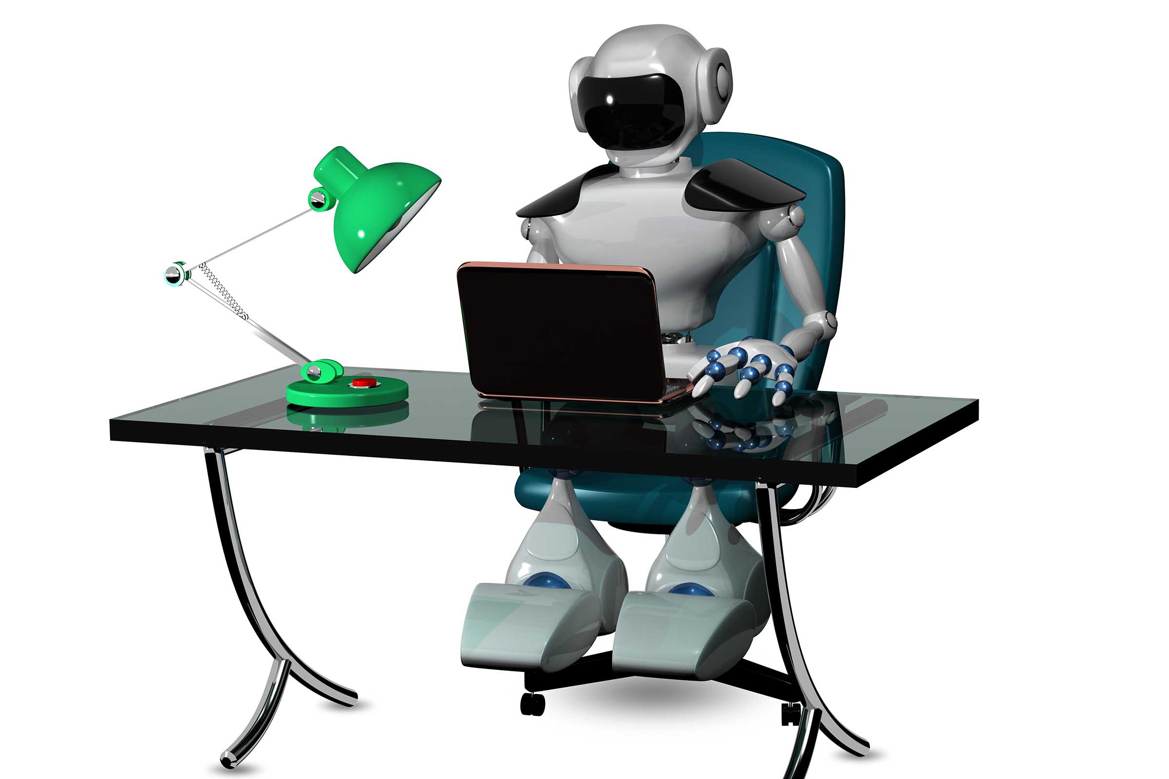 Robô jornalista assumem funções nas redações dos jornais.