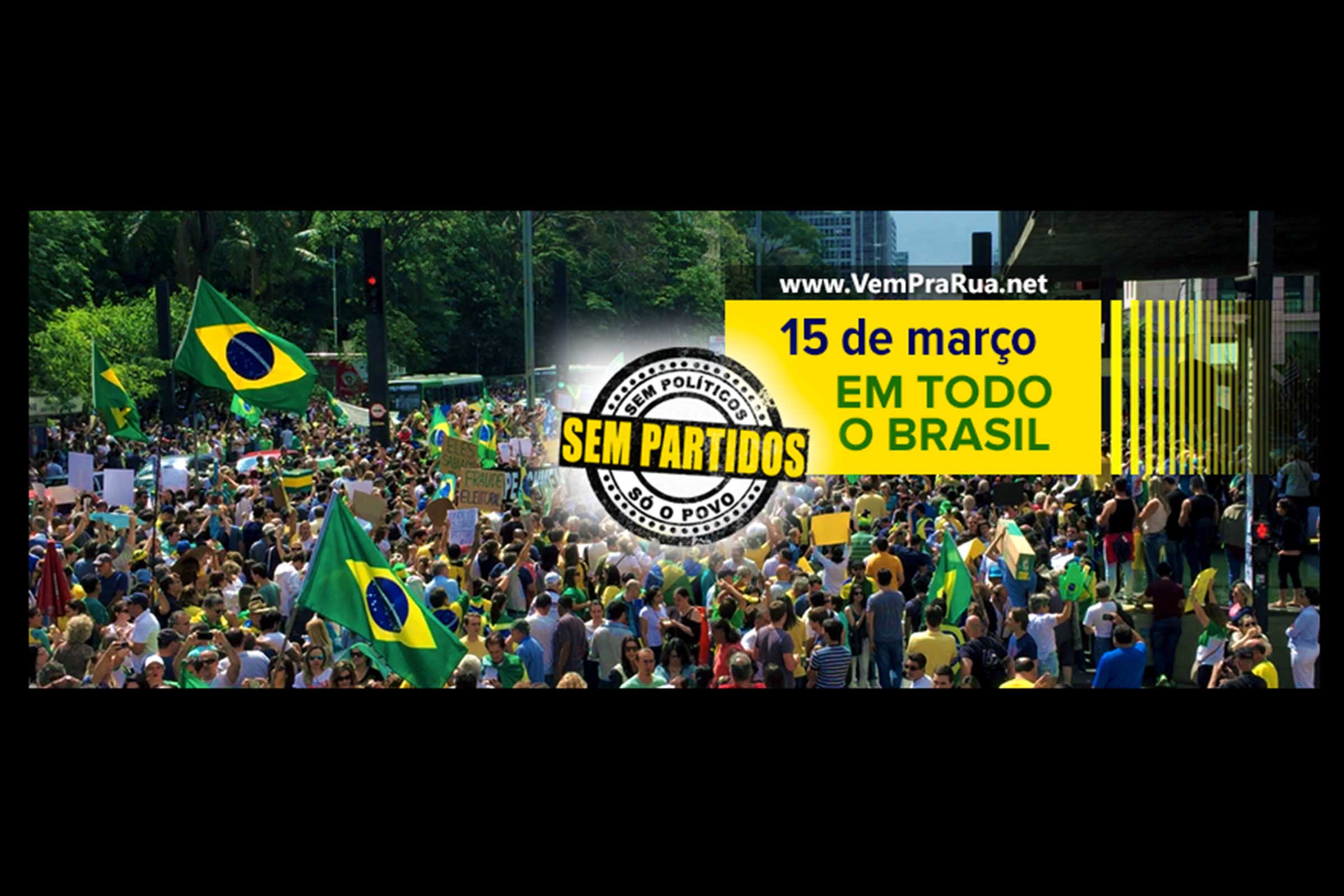 Protestos de 15 de março testam força do movimento anti-Dilma Rousseff