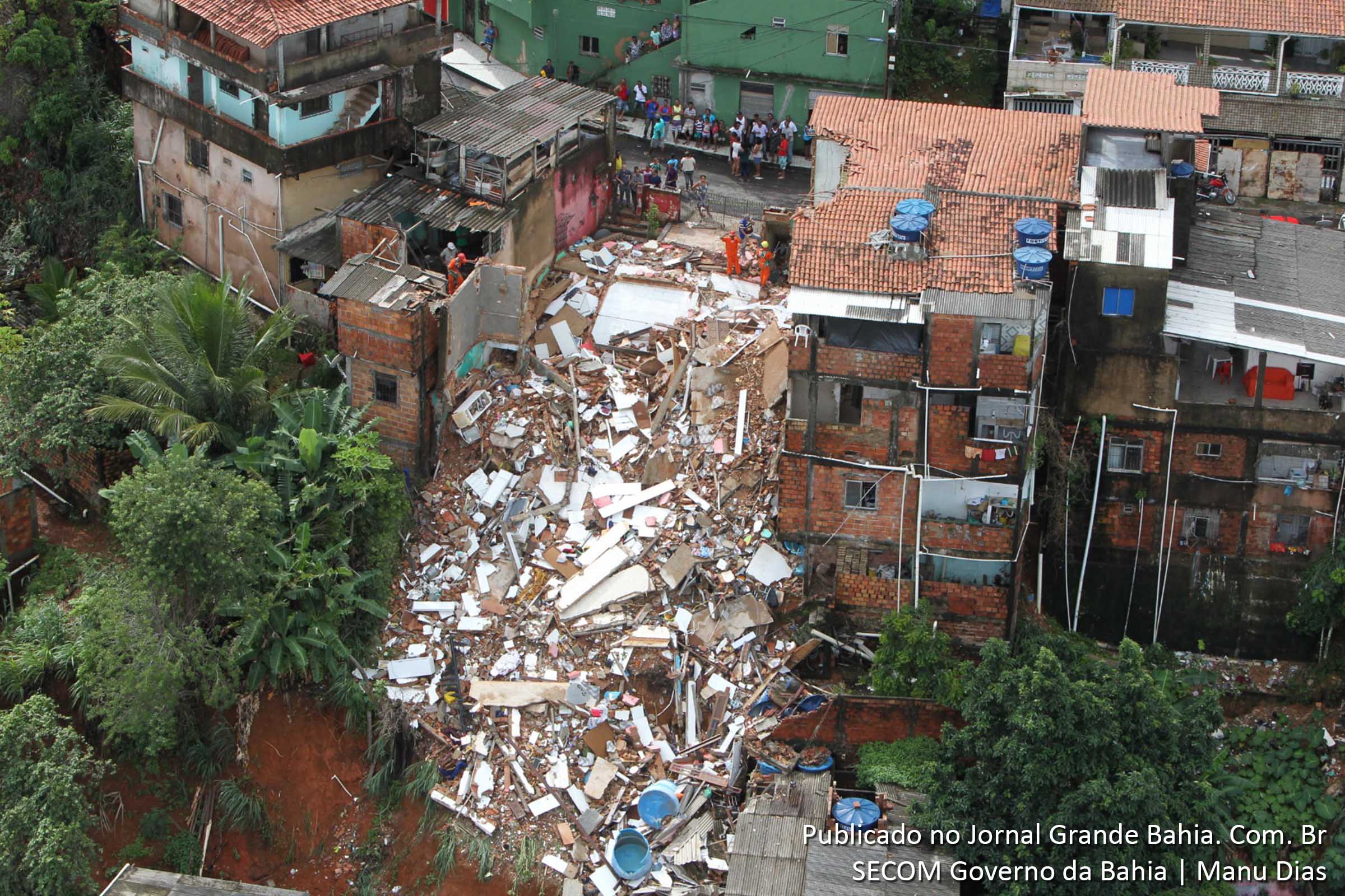 Operação vai remover moradores de áreas de risco em Salvador