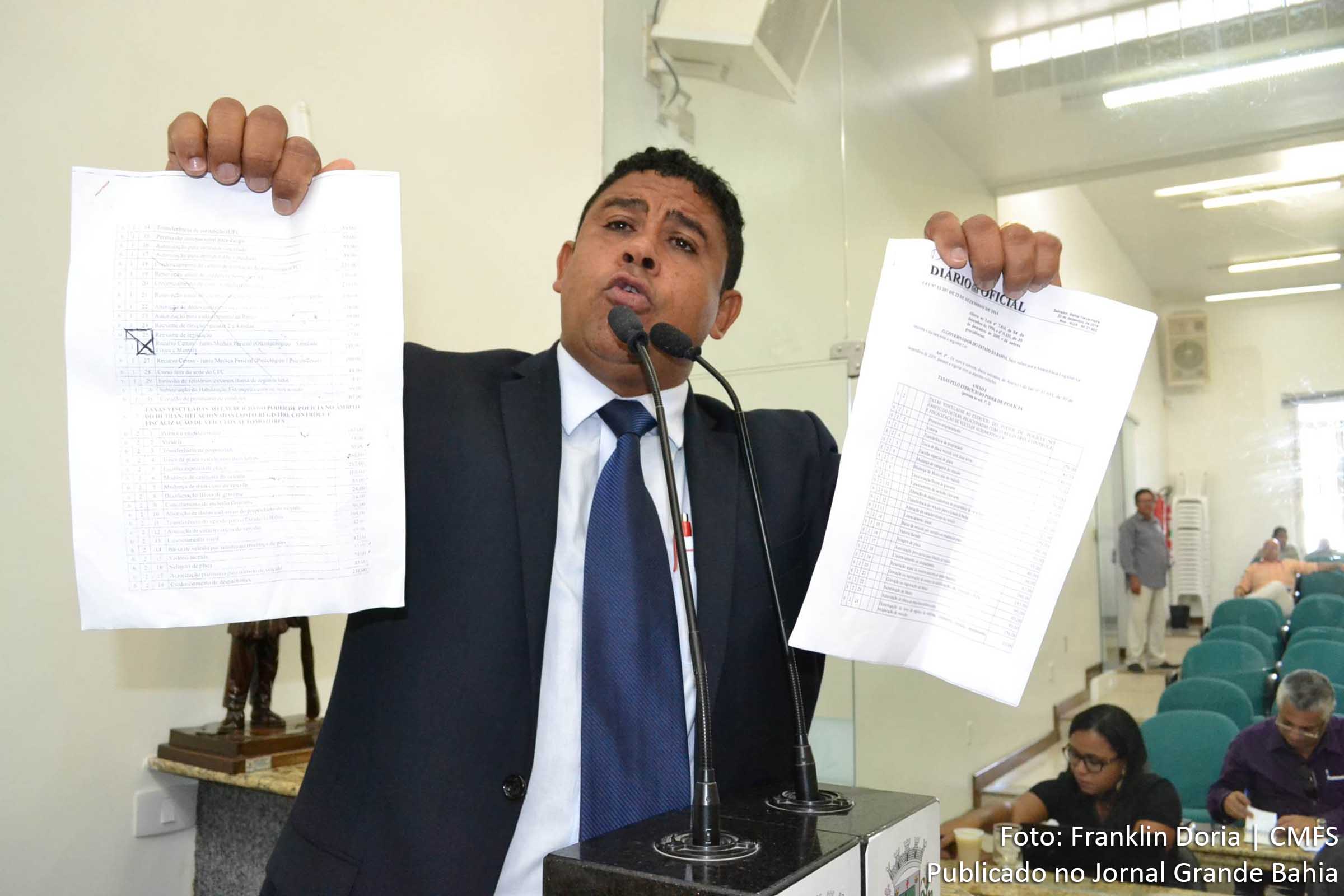 Vereador Ewerton Carneiro (Tom) quer informações sobre cooperativas.