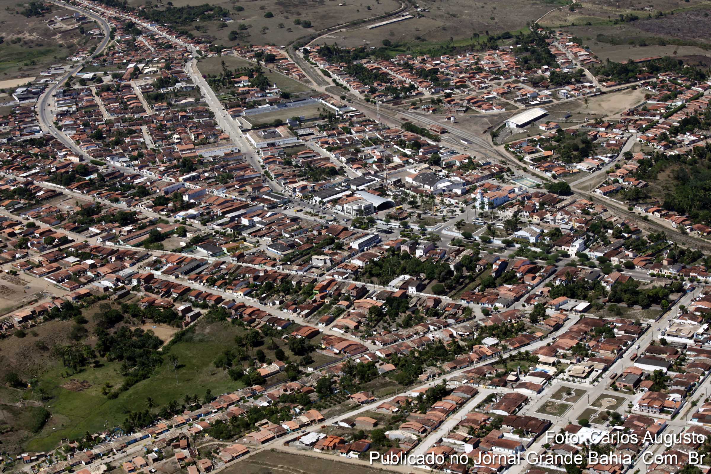Vista aérea de Conceição da Feira.