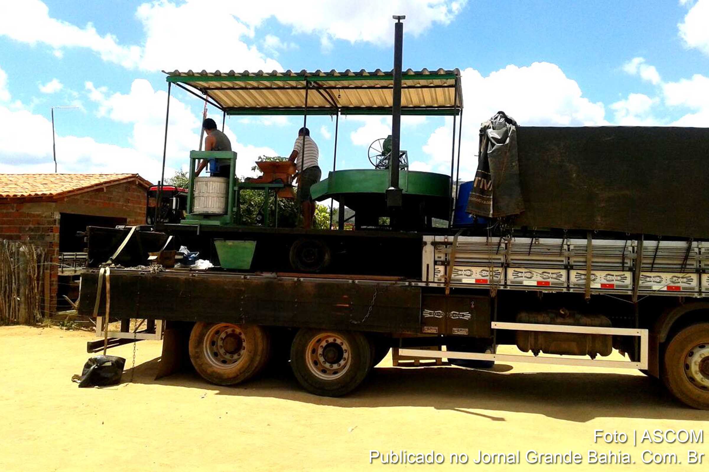 casa de farinha móvel.