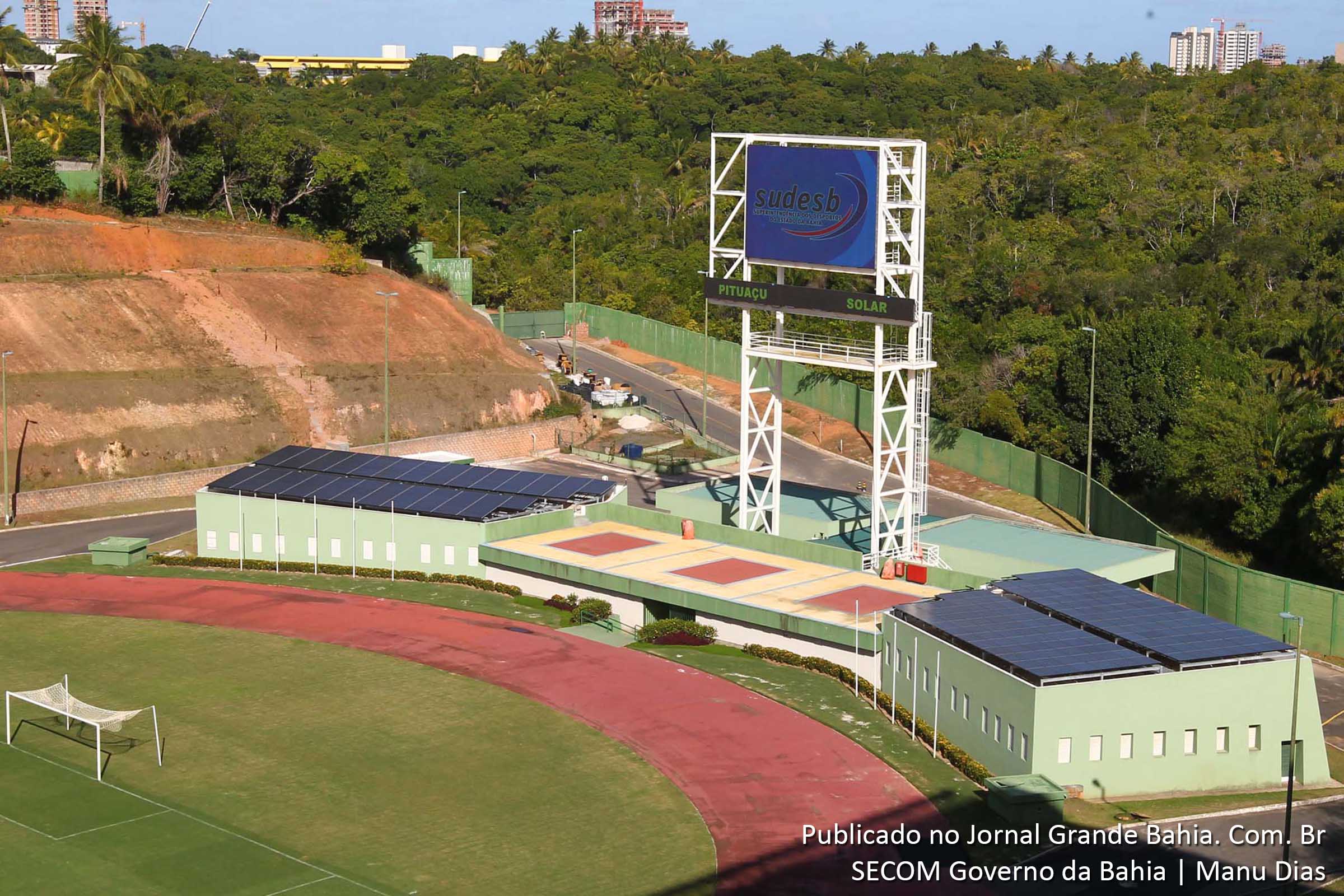 Estádio de Pituaçu conta com sistema de energia solar.