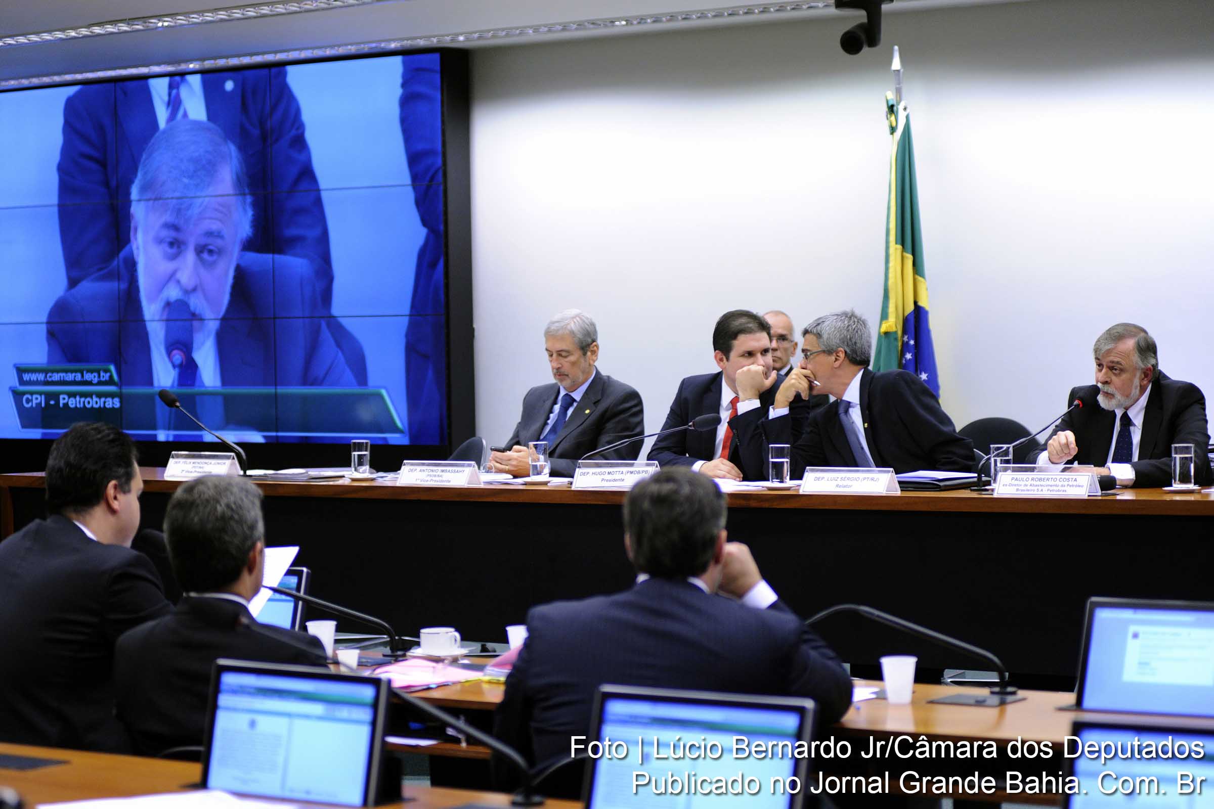 Paulo Roberto Costa, ex-diretor de Abastecimento da Petrobras em depoimento na CPI da Petrobras.