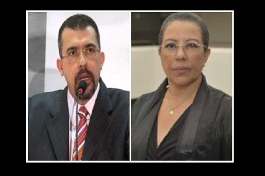 Procurador Rômulo de Andrade Moreira e a desembargadora Ivete Caldas Silva Freitas Muniz.