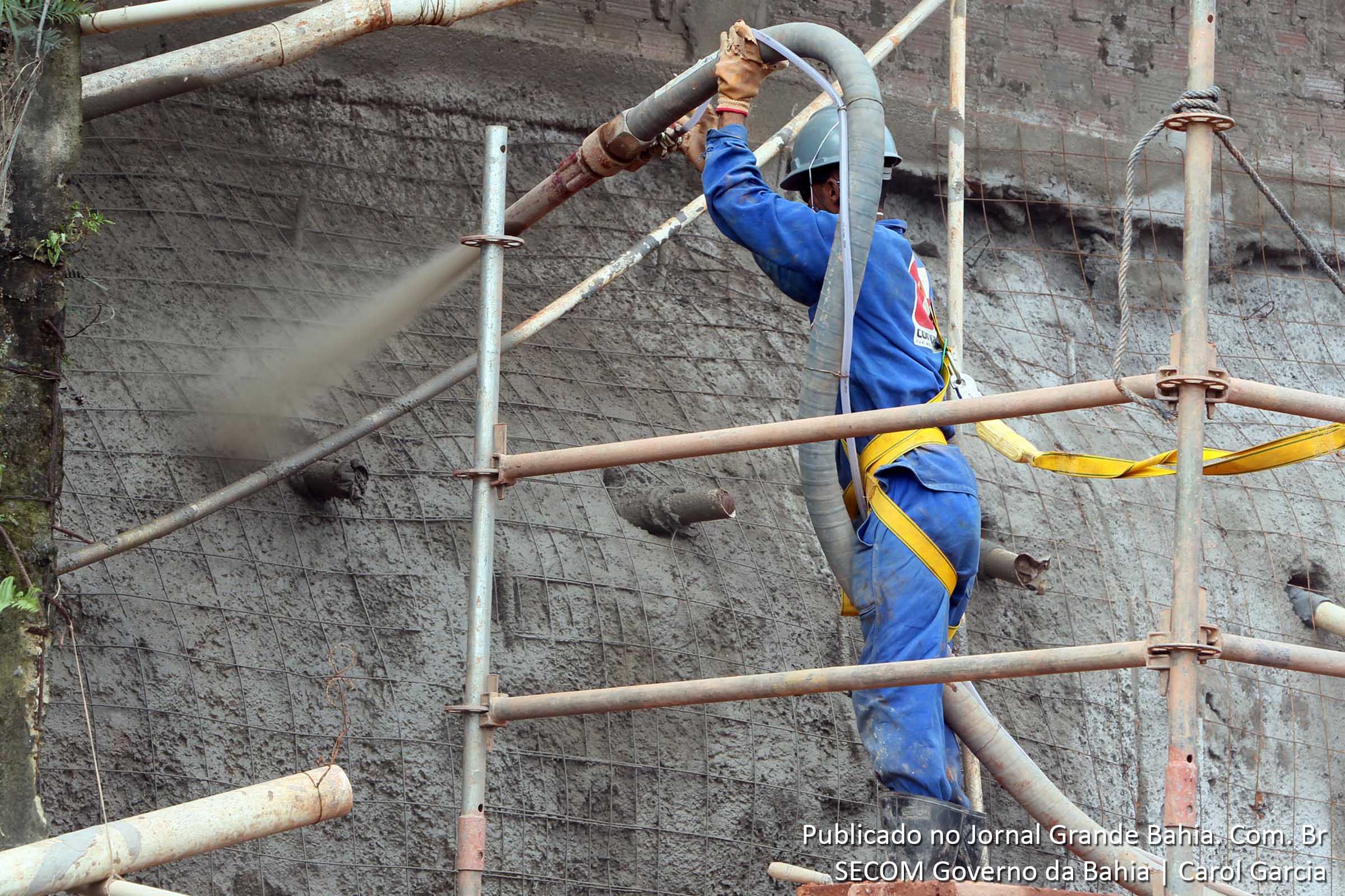 Governo da Bahia licita serviço de contenção de encostas.