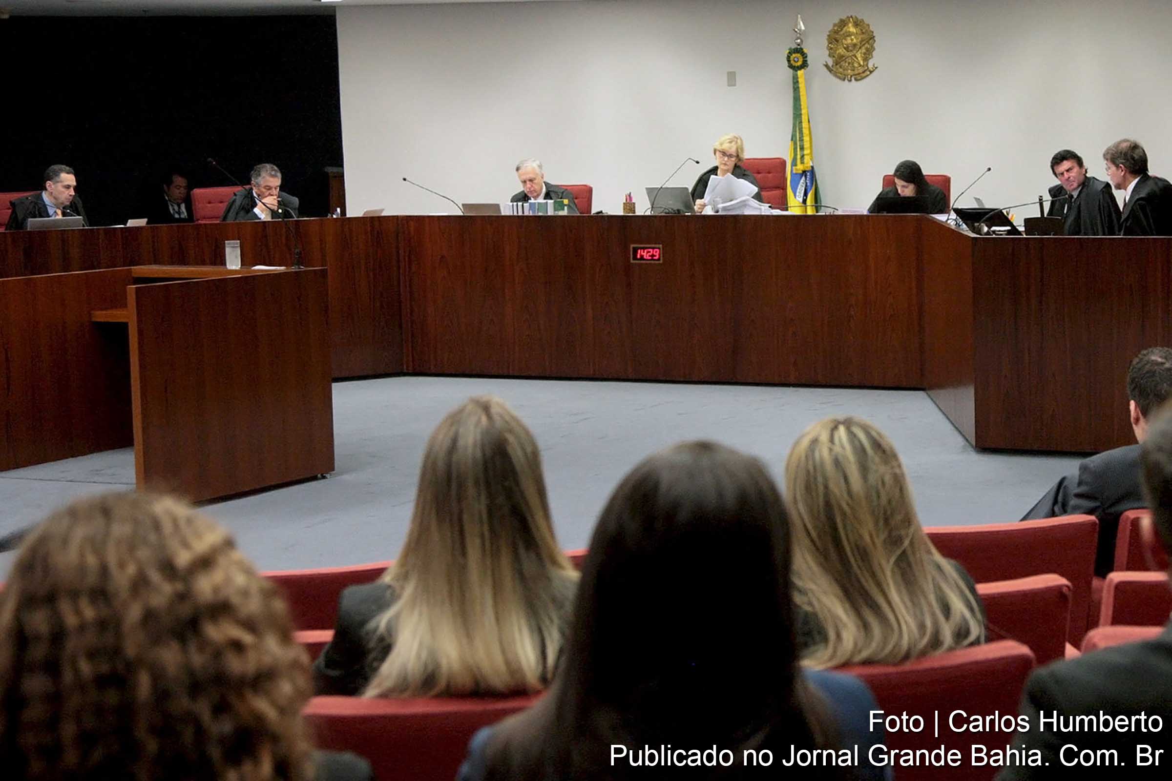 Sessão da 1ª Turma do STF.