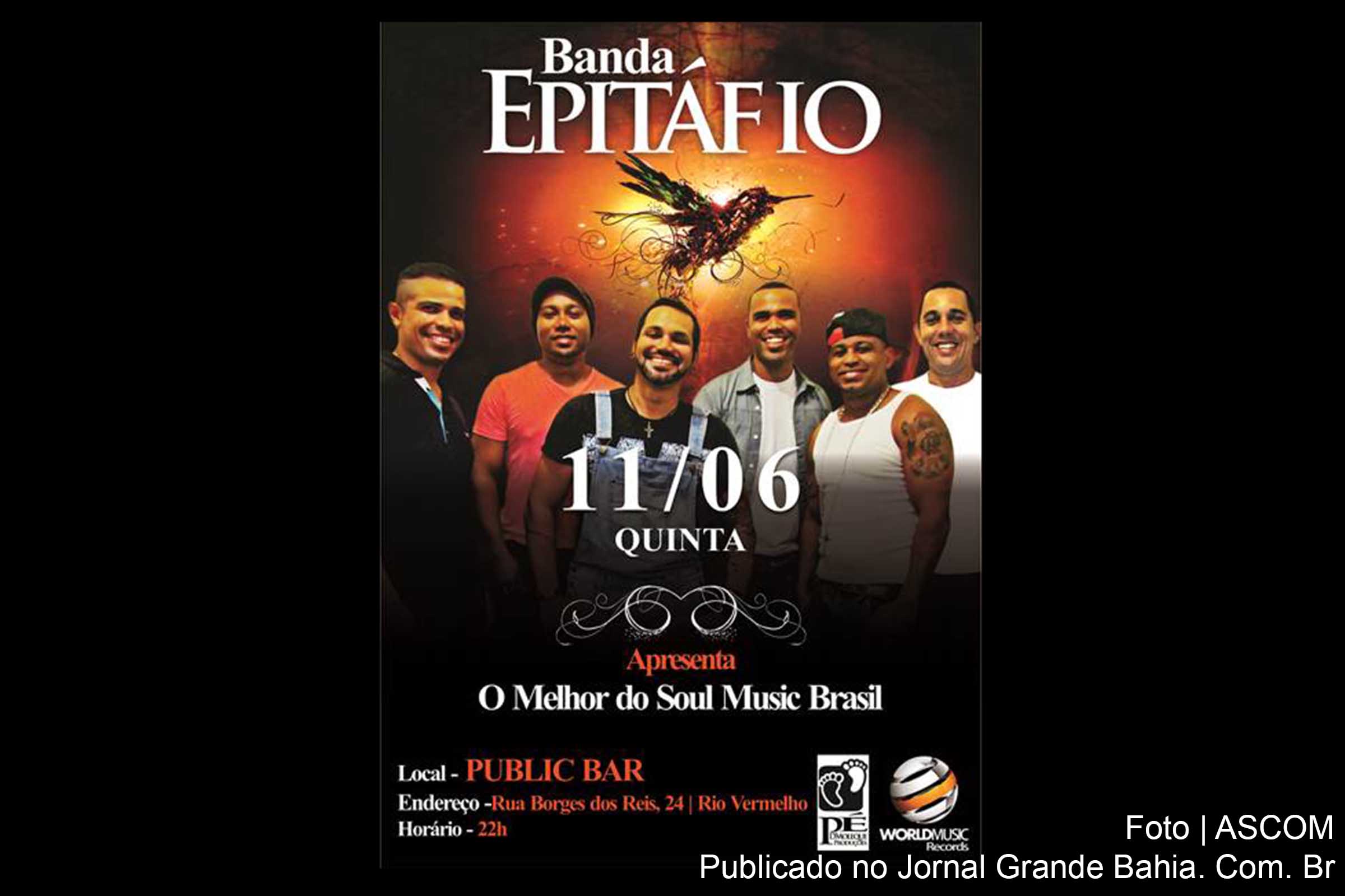 Banda Epitáfio apresenta Show em Salvador.