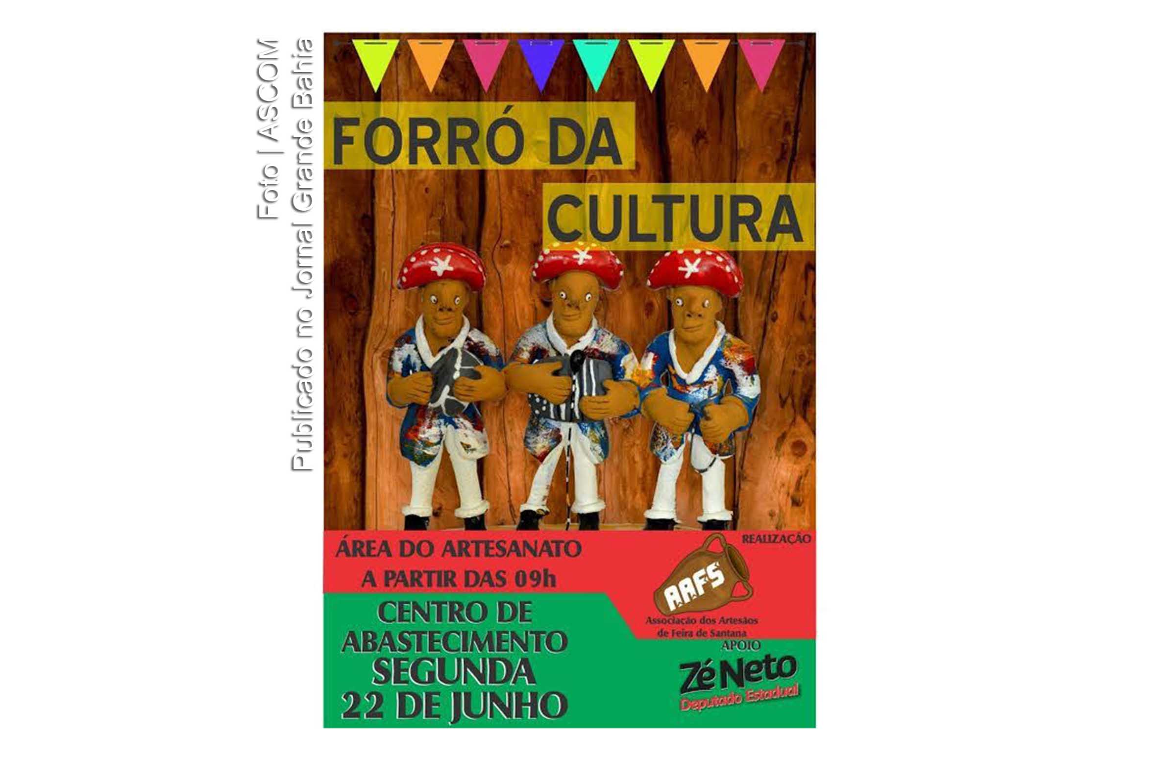 Cartaz do 'Forró da Cultura'.