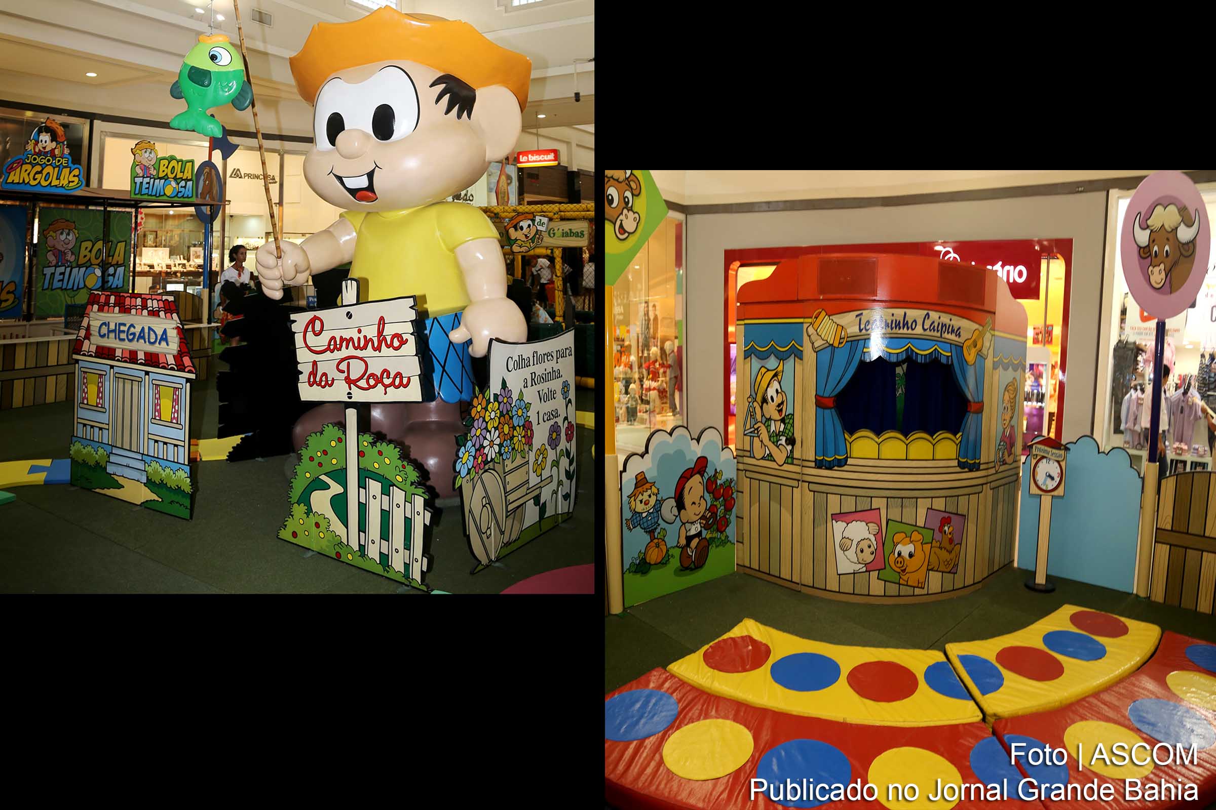 Cenário São João Boulevard Shopping de Feira de Santana.