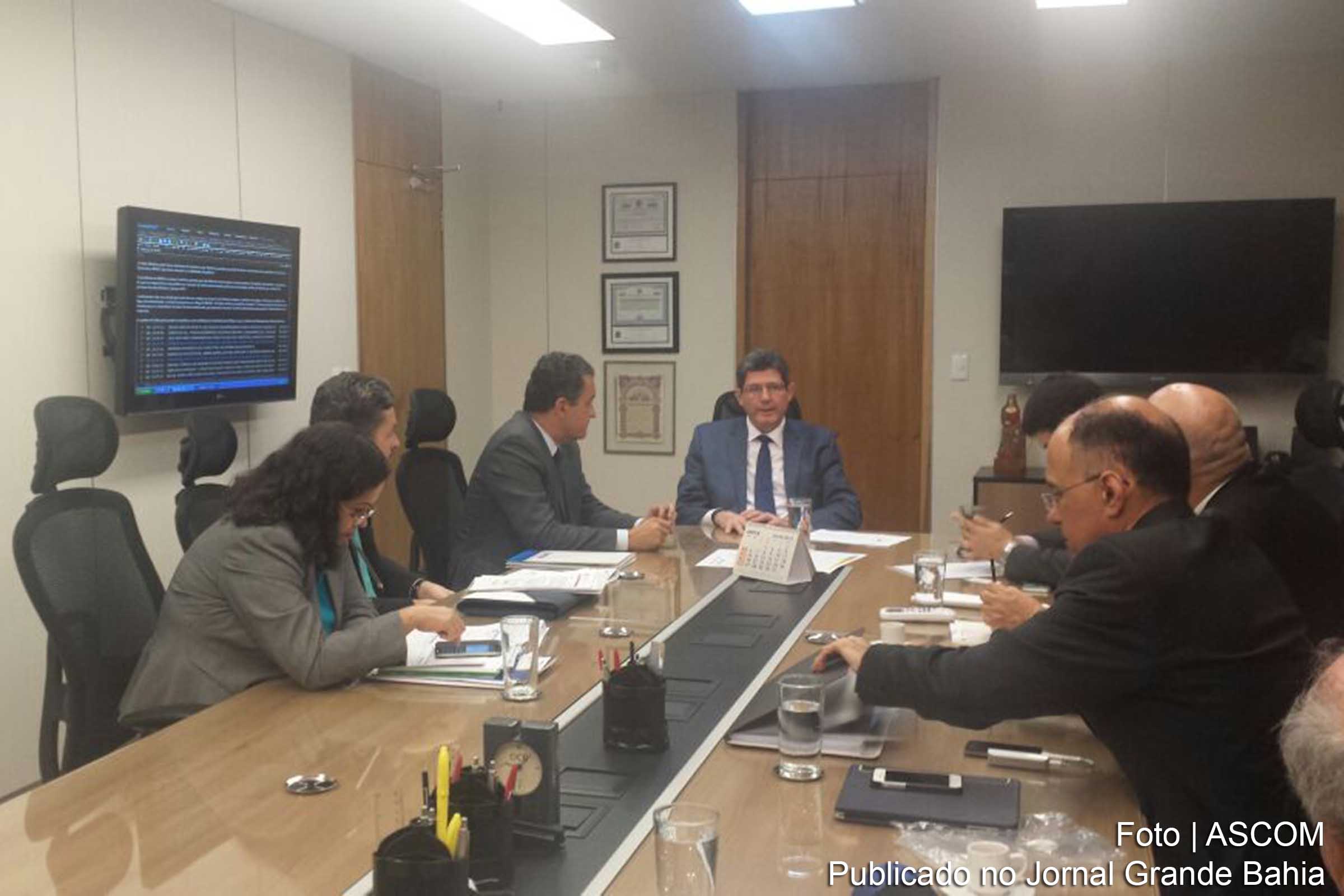 Joaquim Levy e Nelson Barbosa receberam demandas do governador Rui Costa.