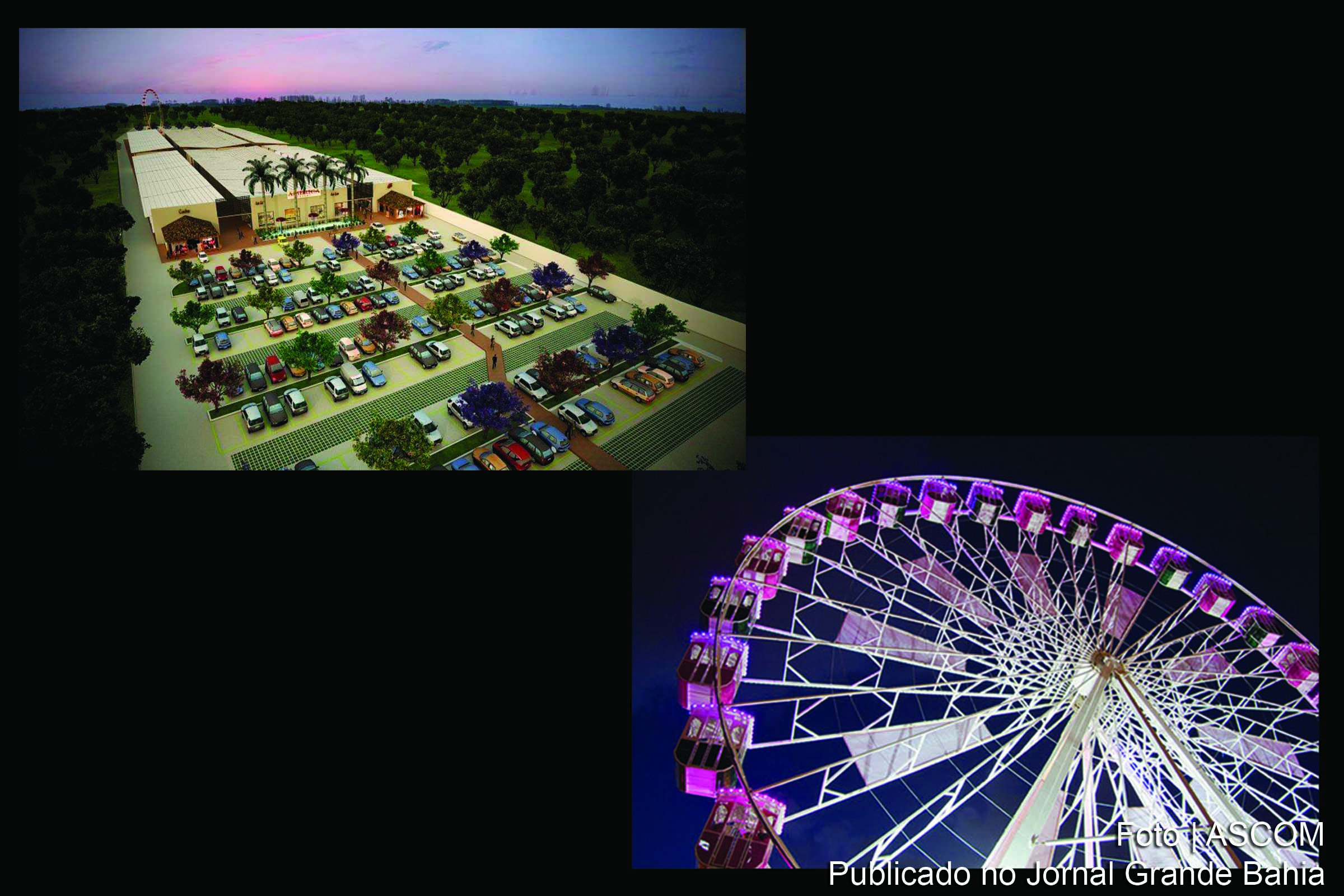 O parque faz parte do projeto do América Outlet de Feira de Santana.
