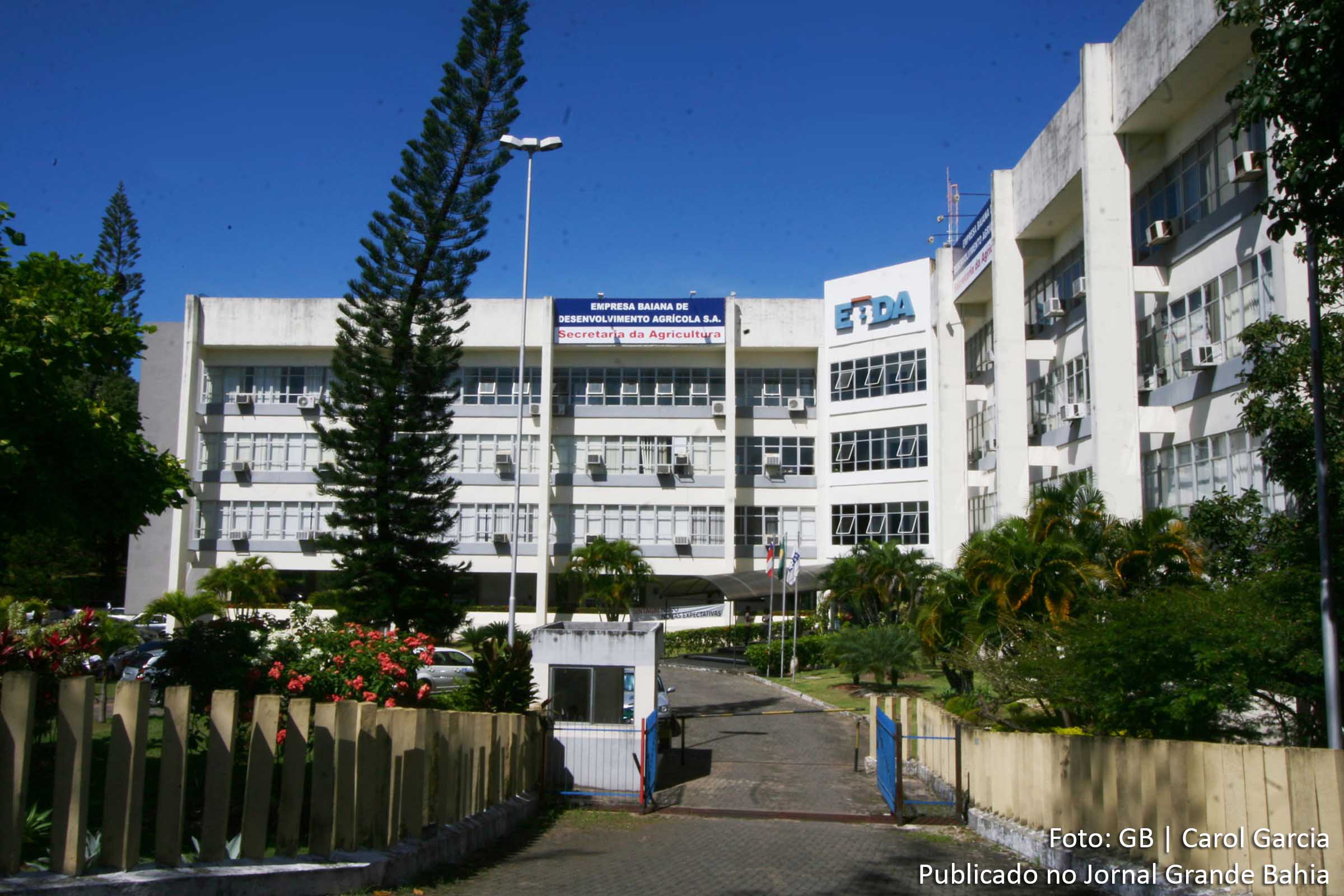 Sede da Empresa Baiana de Desenvolvimento Agrícola (EBDA). Governo e servidores debatem encerramento das atividades.