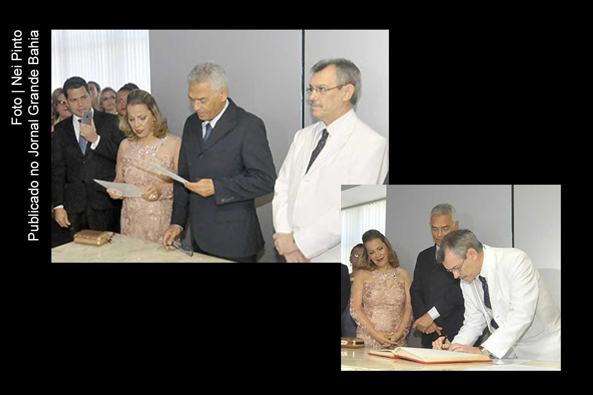 Presidente do TJBA empossa os desembargadores Baltazar Miranda Saraiva e Delma Margarida Gomes Lobo