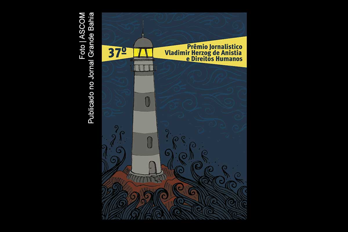 Cartaz do 37º Prêmio Vladimir Herzog de Anistia e Direitos Humanos.