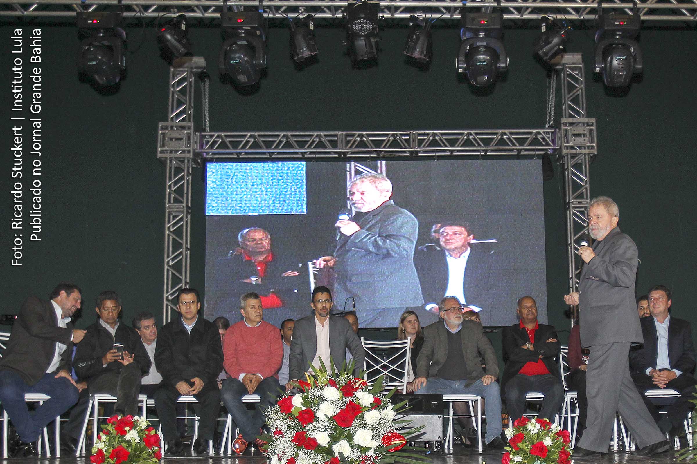 Ex-presidente Lula apresenta discurso otimista em relação a economia.