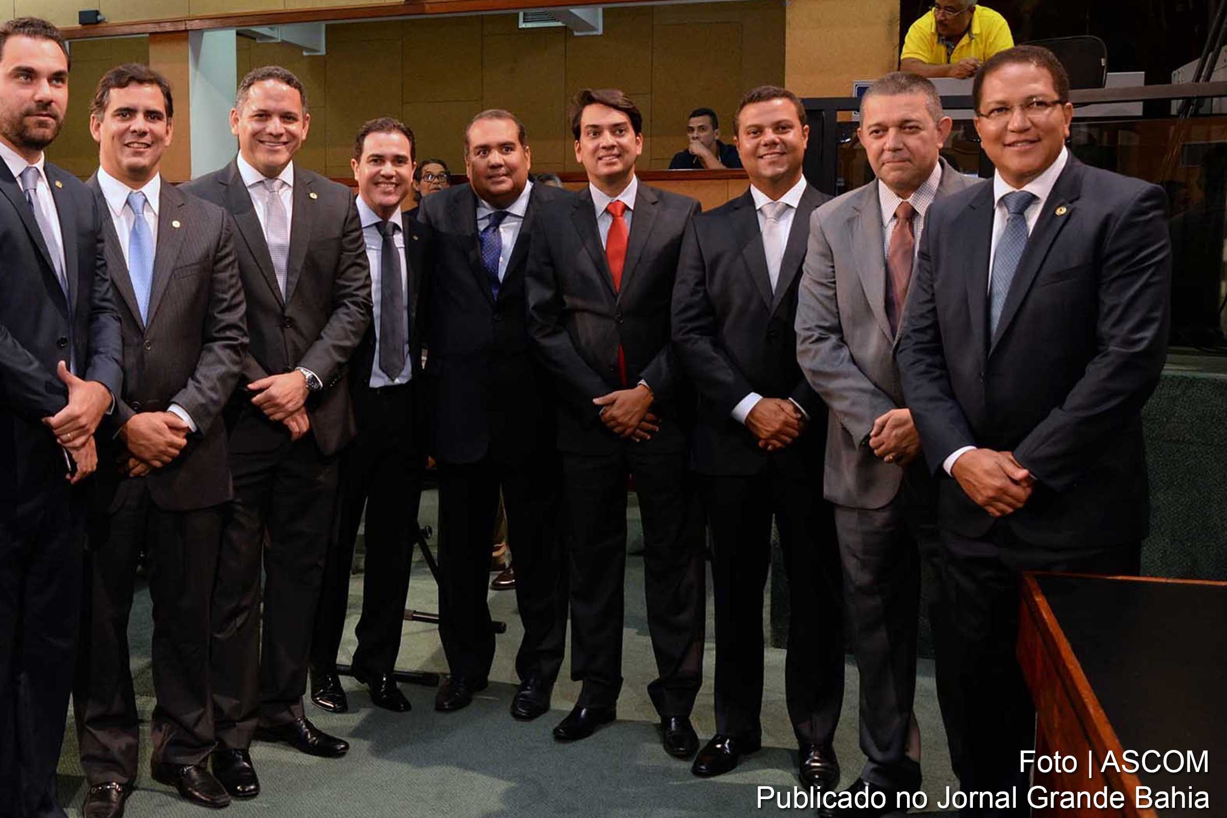 Membros da bancada de oposição na Assembleia Legislativa da Bahia.