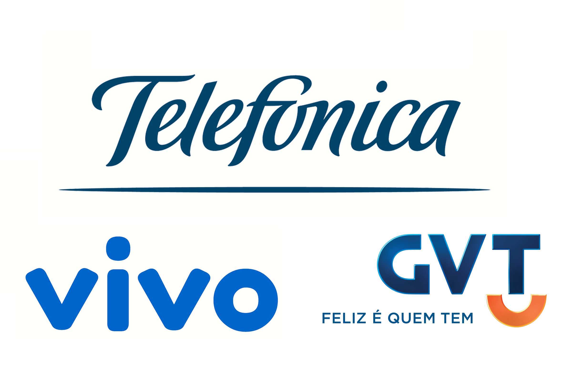 Telefônica Brasil SA, Vivo, GVT.