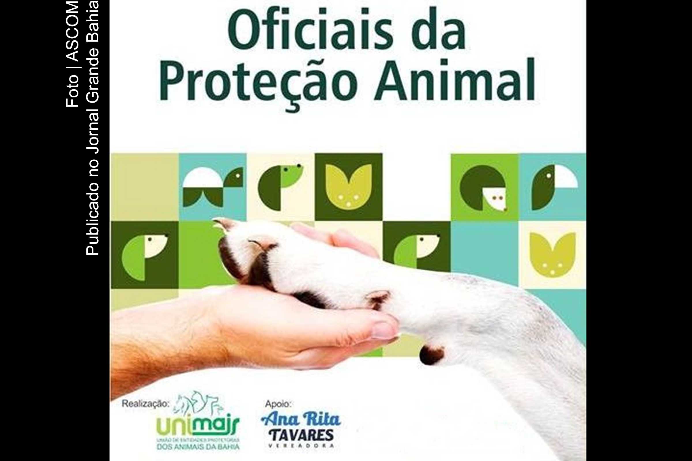 Cartaz do curso de Curso de 'Formação de Oficiais da Proteção Animal'.