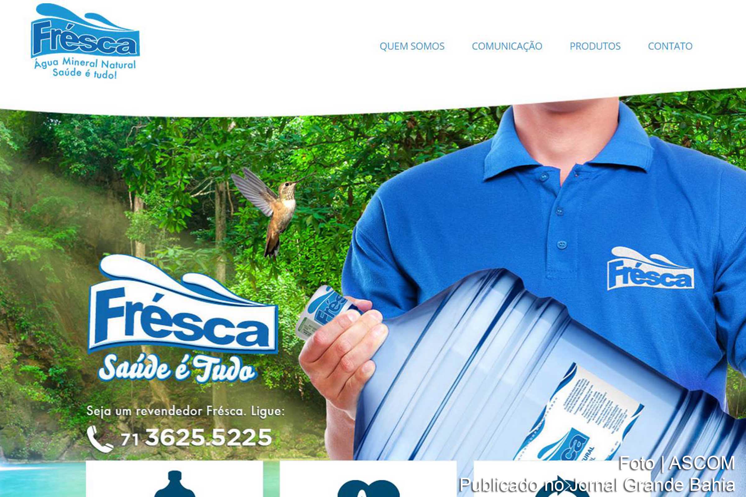 Empresa de água mineral Frésca. Resultados da operação serão detalhados em coletiva à imprensa, às 10h, na sede da Dececap, em Itapuã.