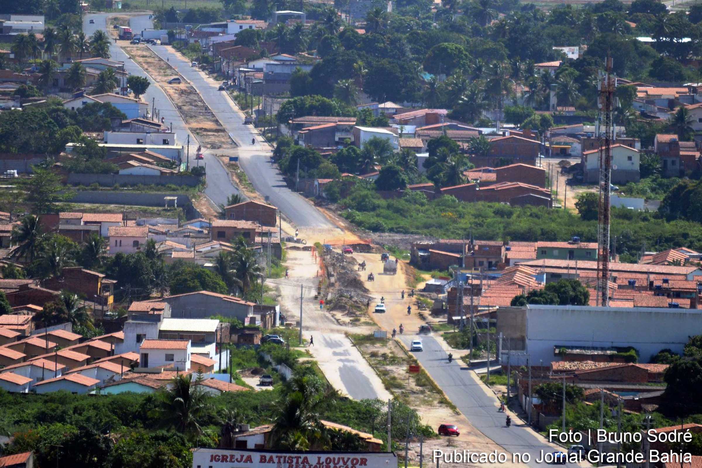 Engenheiros apontam irregularidades na construção da Avenida Ayrton Senna em Feira de Santana.