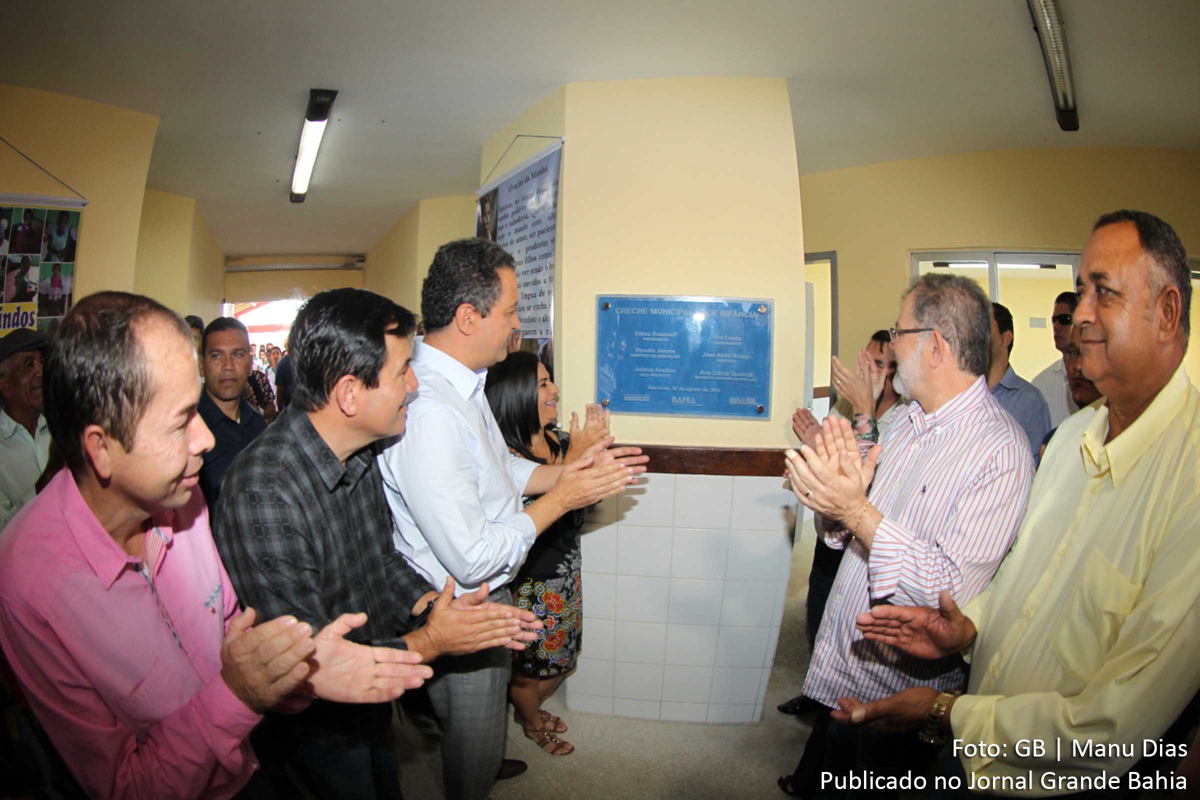 Governador Rui Costa inaugura a Creche Municipal Doce Infância.