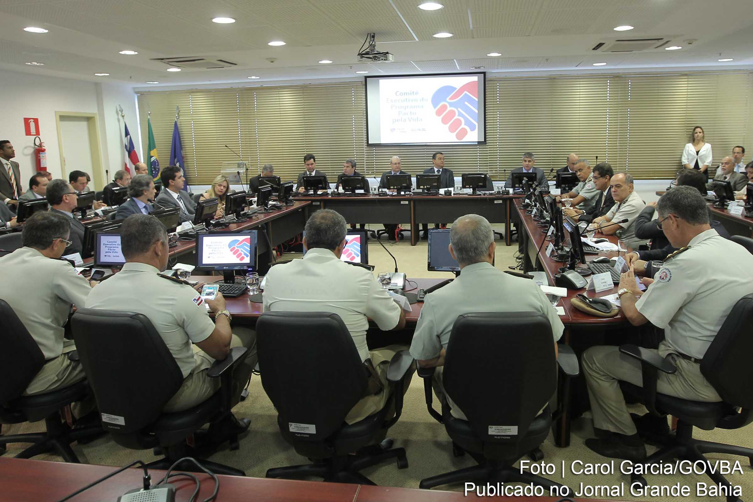 Reunião do 'Pacto pela vida' dabateu violência na RMS.
