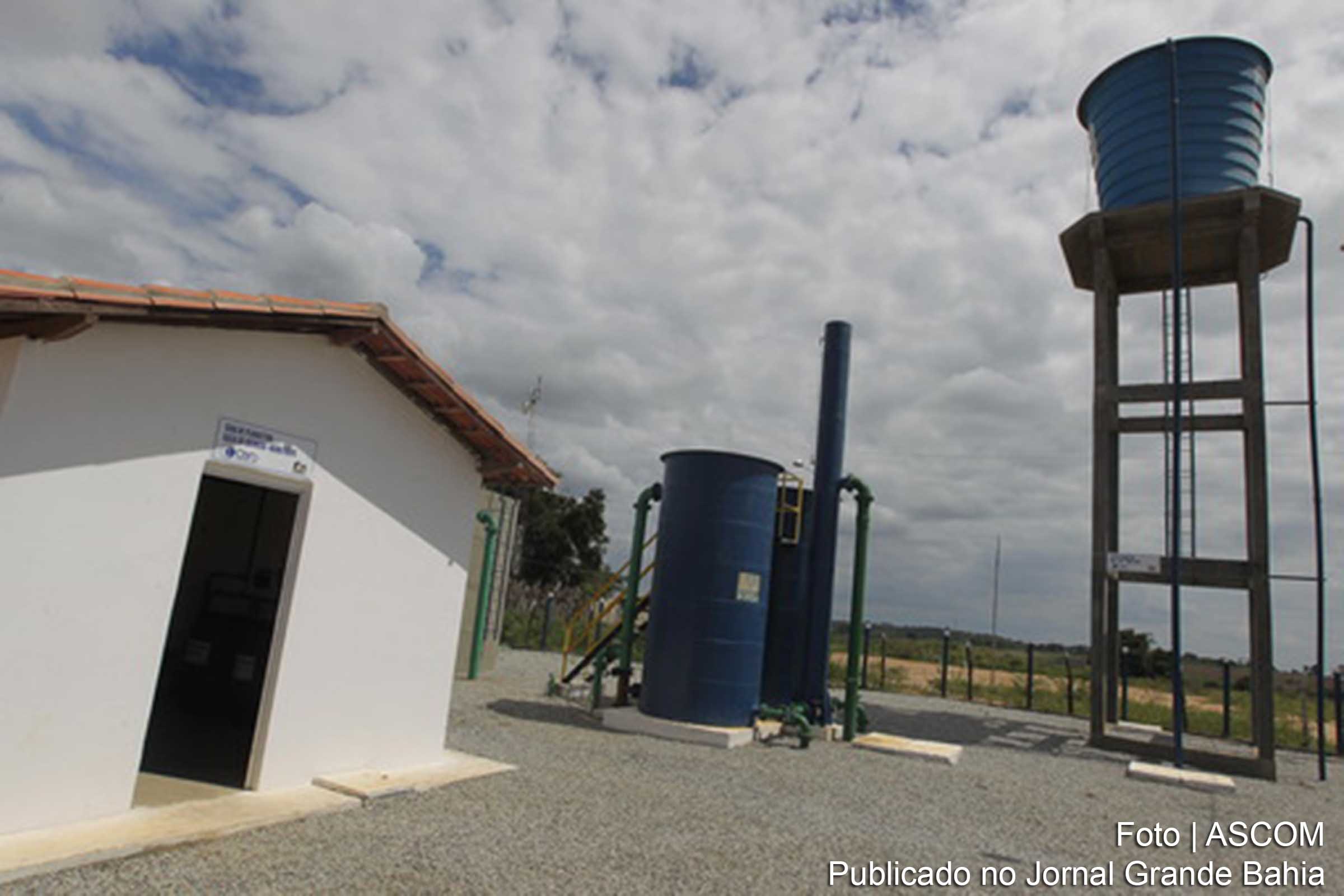 Governo da Bahia investe em sistemas de abastecimento de água.